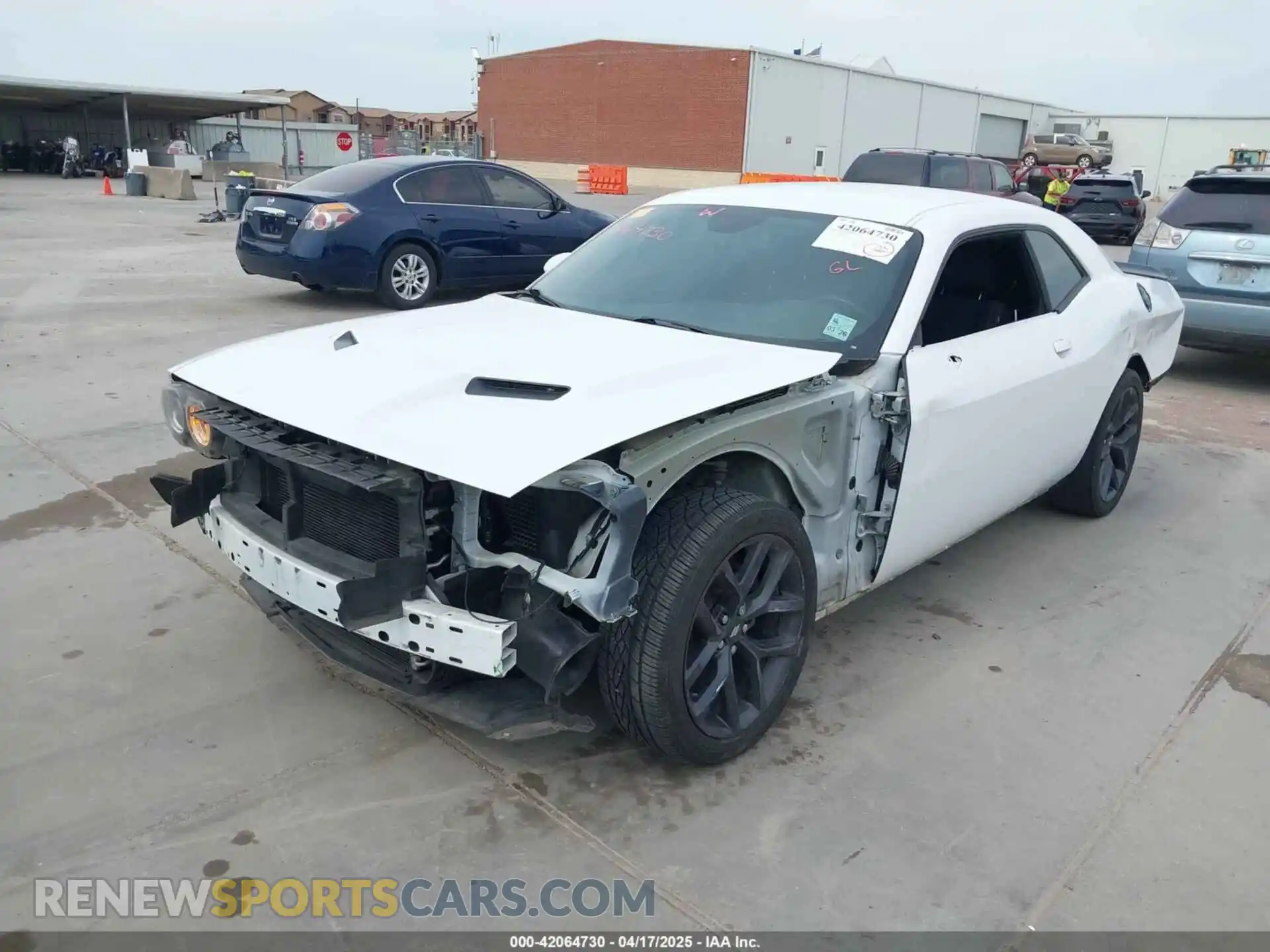 2 Photograph of a damaged car 2C3CDZAG9LH222784 DODGE CHALLENGER 2020