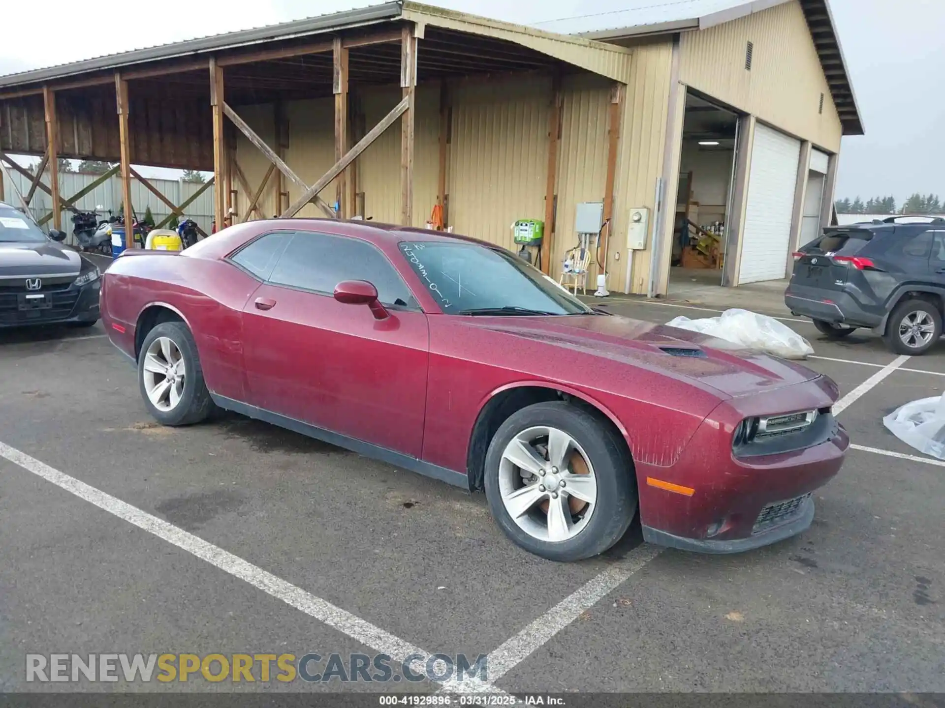 1 Photograph of a damaged car 2C3CDZAG9LH231405 DODGE CHALLENGER 2020