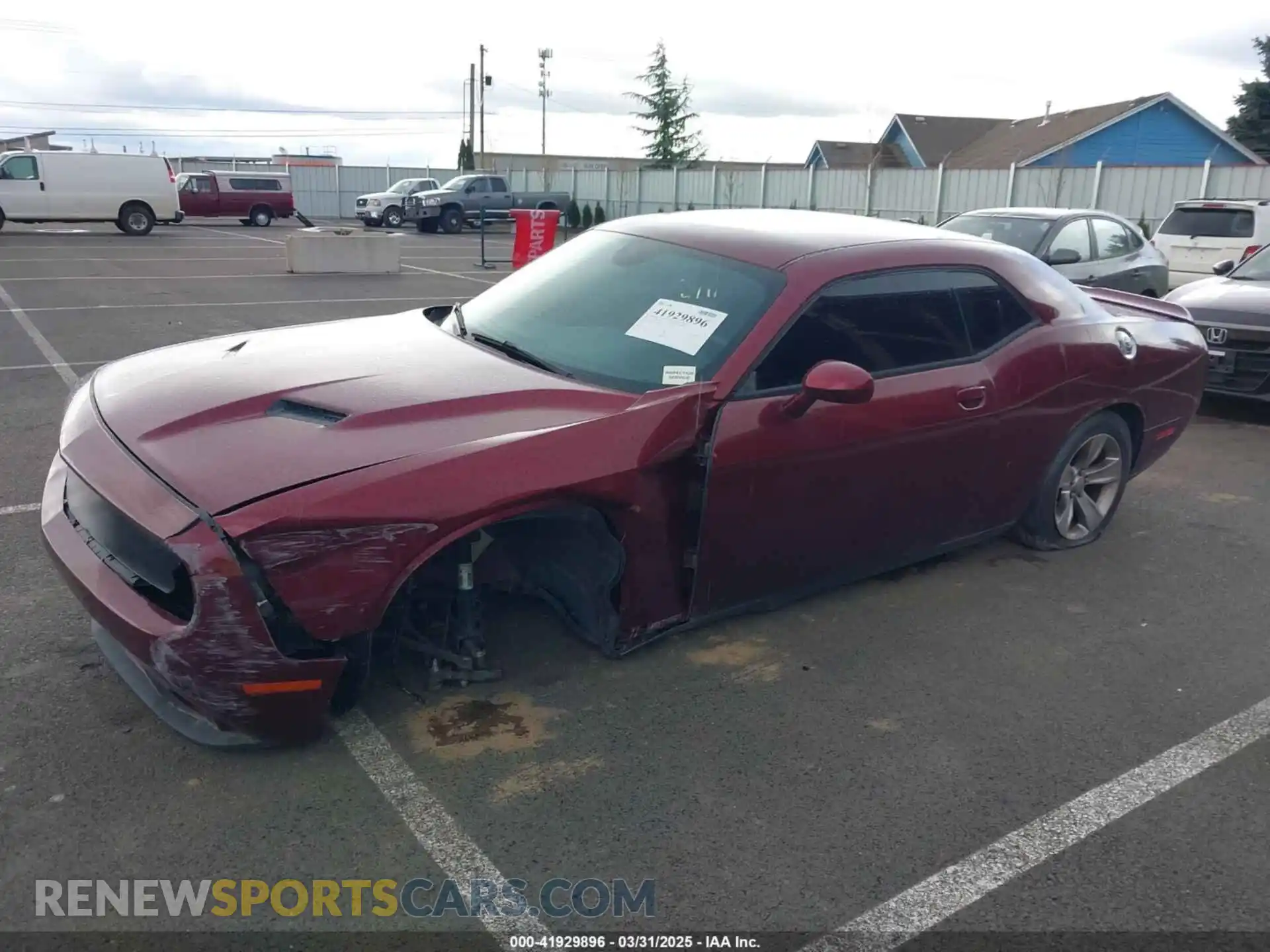 2 Photograph of a damaged car 2C3CDZAG9LH231405 DODGE CHALLENGER 2020
