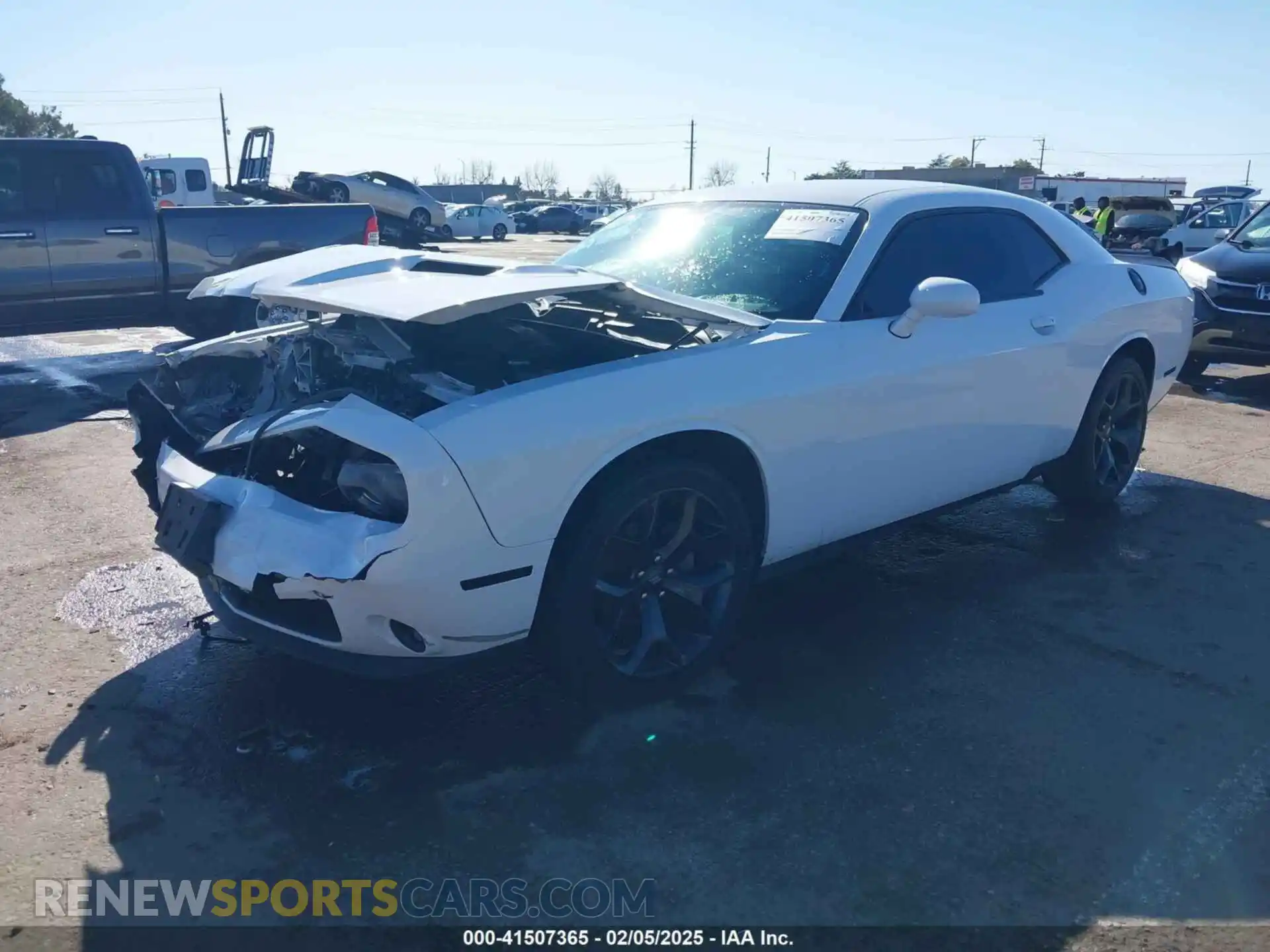 2 Photograph of a damaged car 2C3CDZAGXLH243613 DODGE CHALLENGER 2020