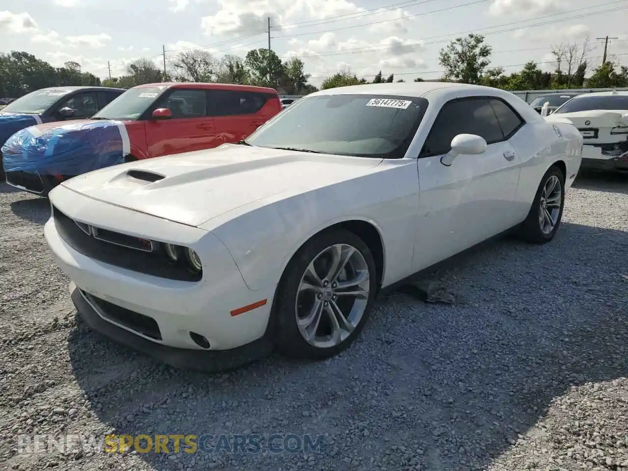 1 Photograph of a damaged car 2C3CDZBT1LH125235 DODGE CHALLENGER 2020