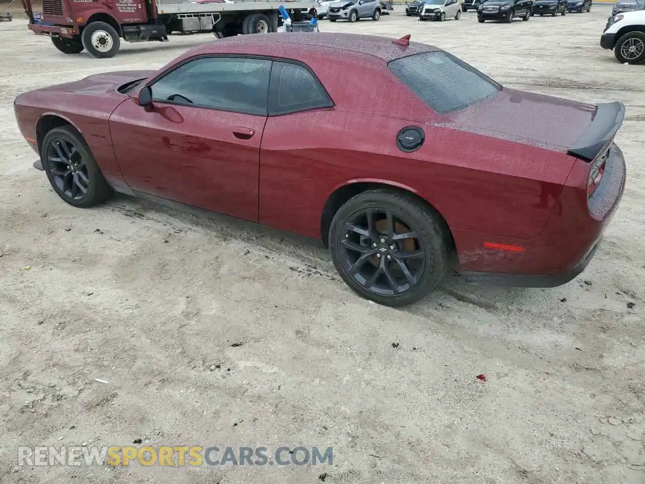 2 Photograph of a damaged car 2C3CDZBT3LH105682 DODGE CHALLENGER 2020