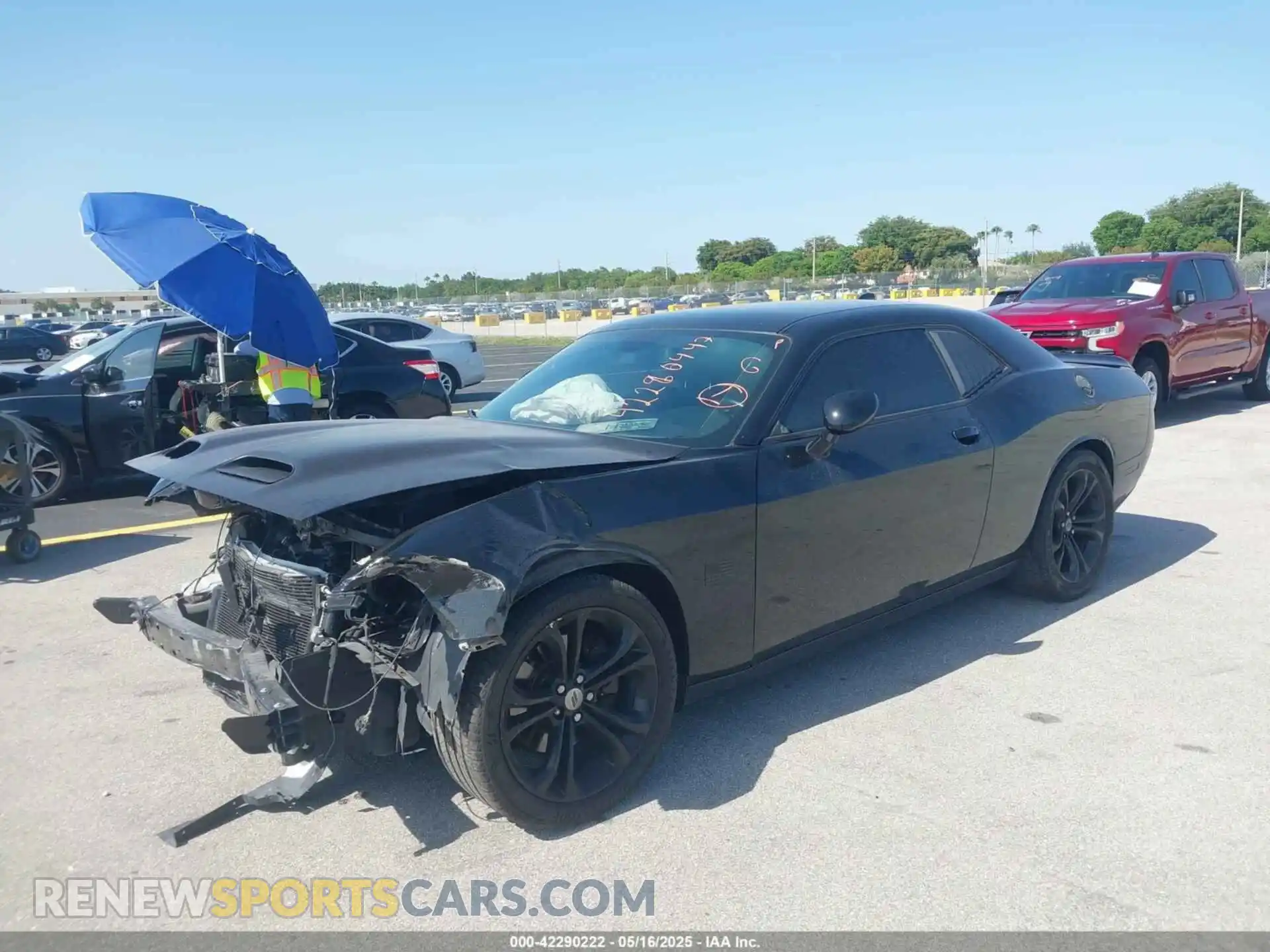 2 Photograph of a damaged car 2C3CDZBT7LH142752 DODGE CHALLENGER 2020