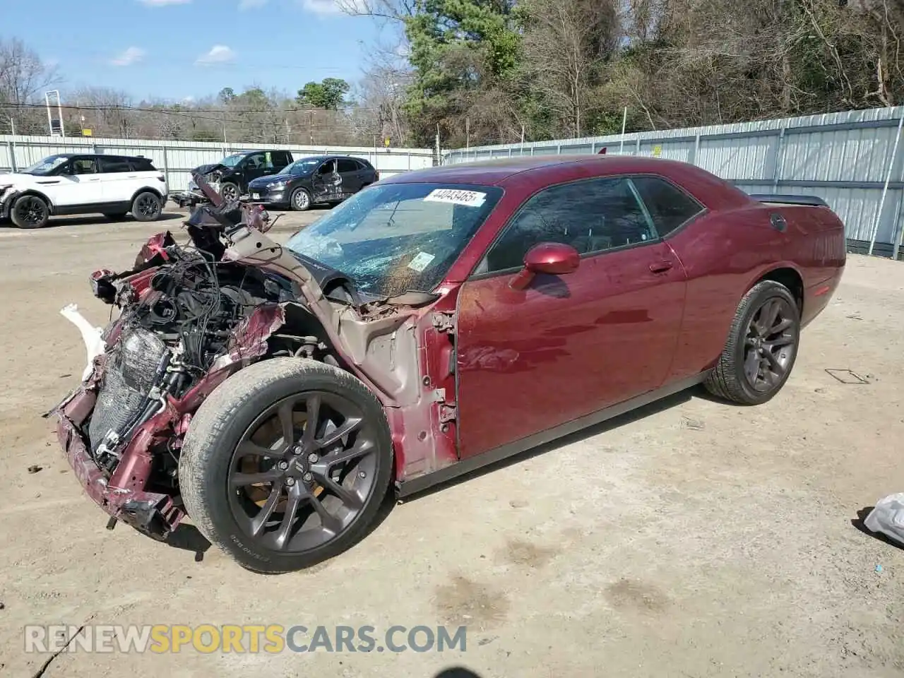 1 Photograph of a damaged car 2C3CDZFJ3LH109868 DODGE CHALLENGER 2020