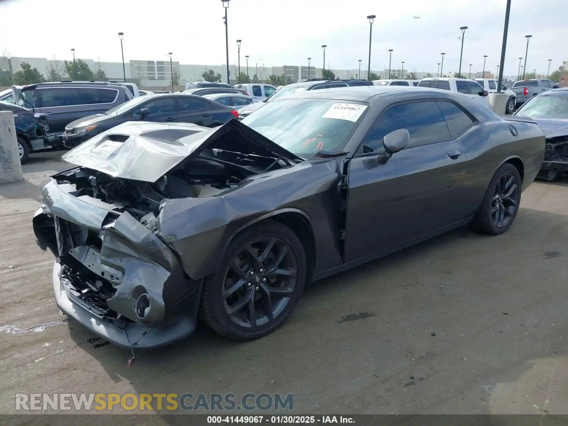 2 Photograph of a damaged car 2C3CDZJG6LH254060 DODGE CHALLENGER 2020