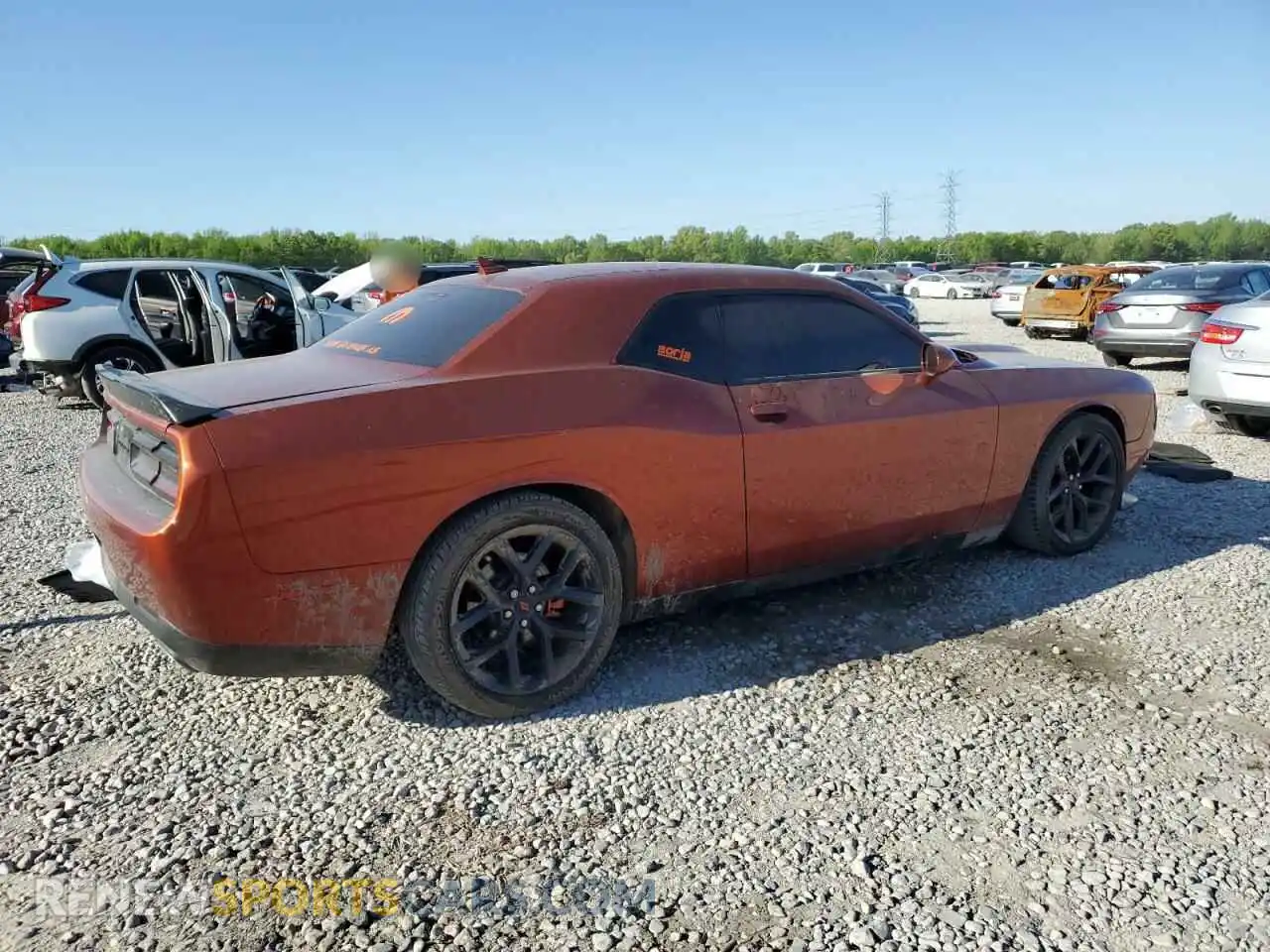 3 Photograph of a damaged car 2C3CDZJGXLH196499 DODGE CHALLENGER 2020