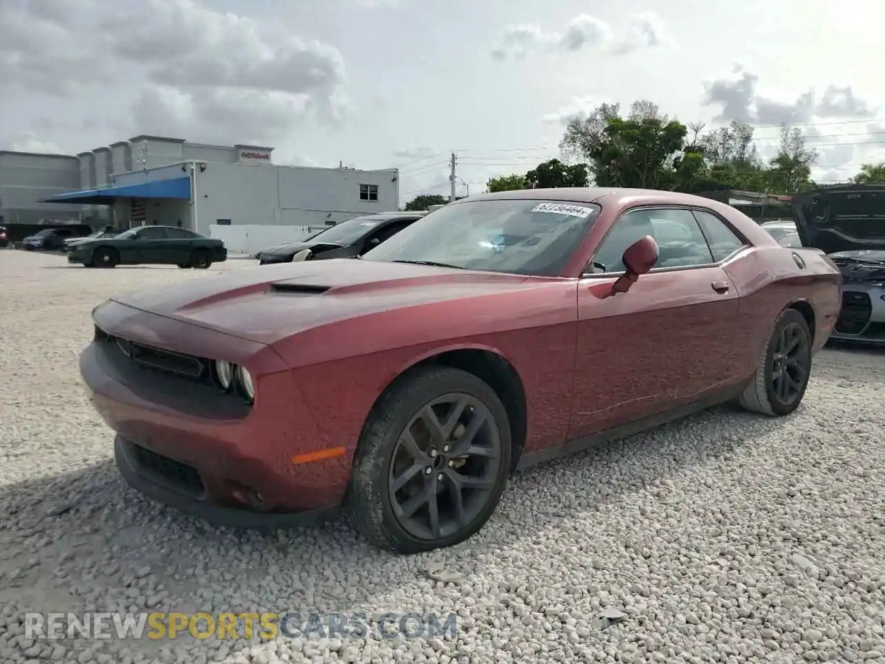 1 Photograph of a damaged car 2C3CDZAG0MH604865 DODGE CHALLENGER 2021