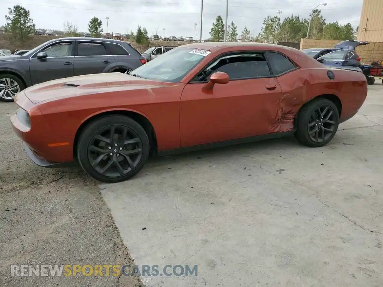 1 Photograph of a damaged car 2C3CDZAG1MH538908 DODGE CHALLENGER 2021