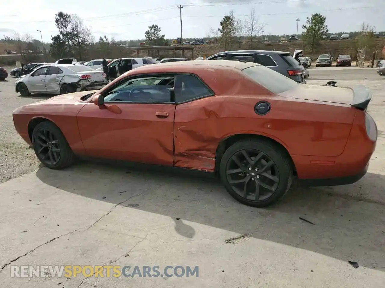 2 Photograph of a damaged car 2C3CDZAG1MH538908 DODGE CHALLENGER 2021