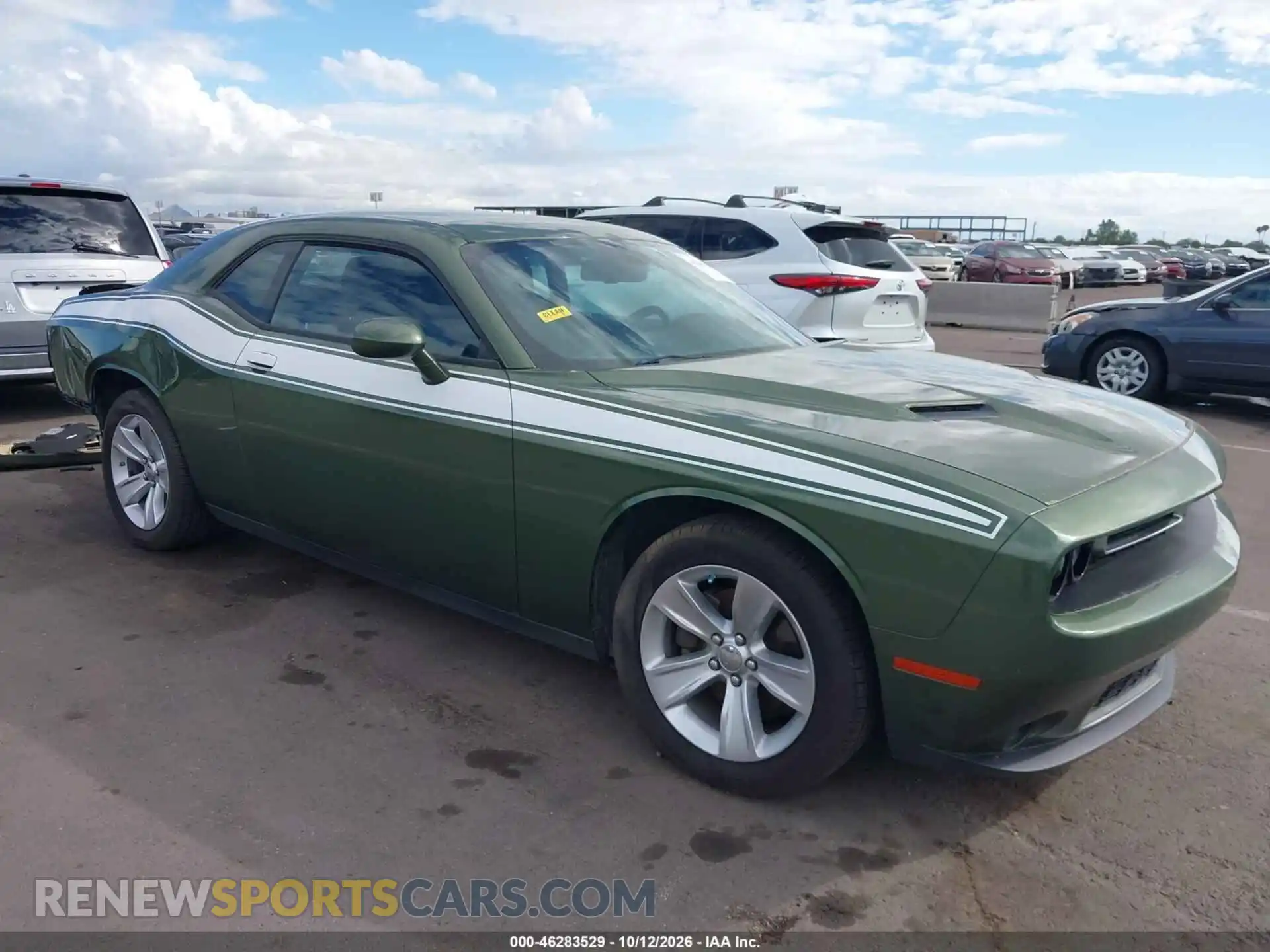 1 Photograph of a damaged car 2C3CDZAG1MH546992 DODGE CHALLENGER 2021