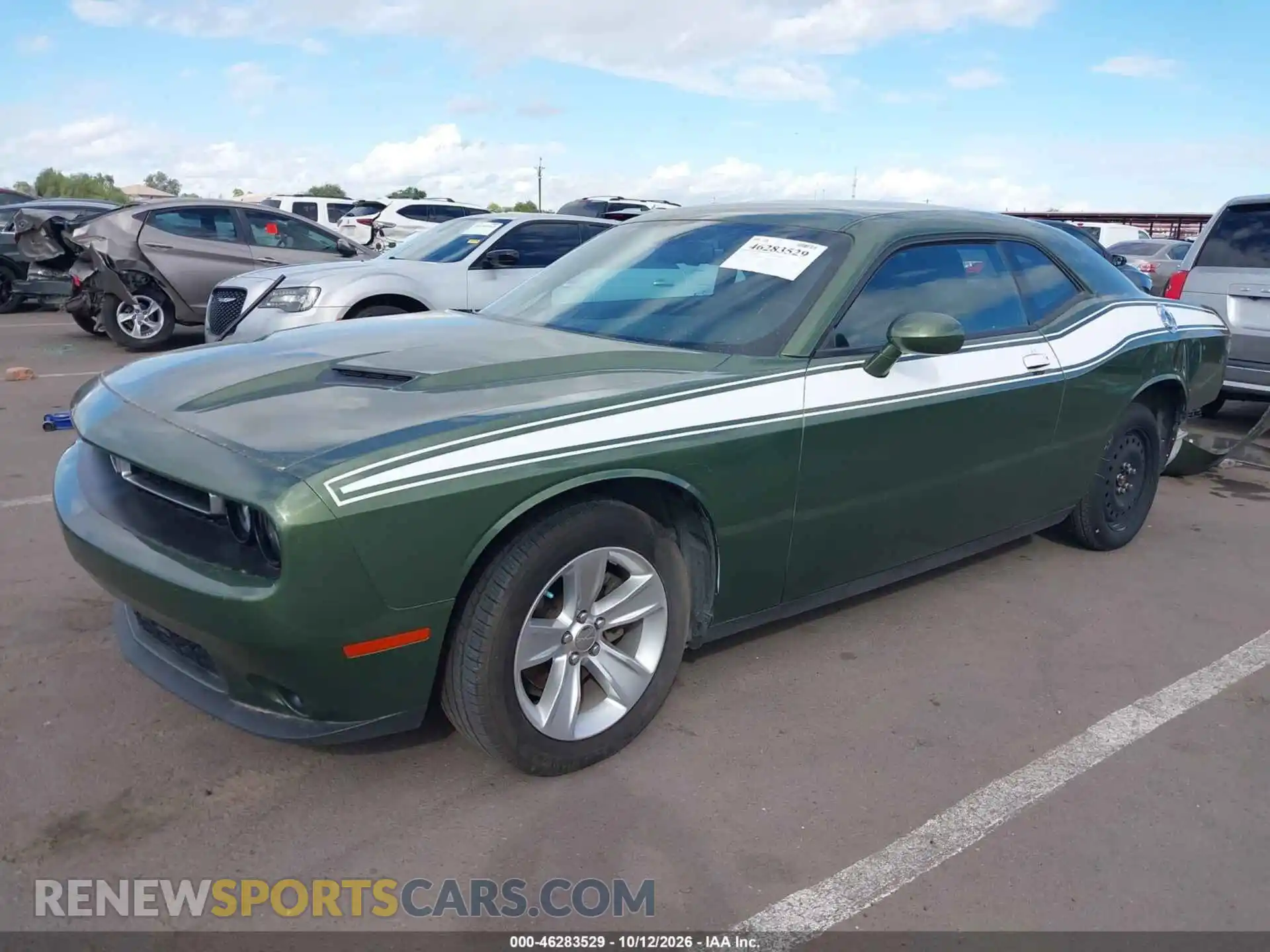 2 Photograph of a damaged car 2C3CDZAG1MH546992 DODGE CHALLENGER 2021