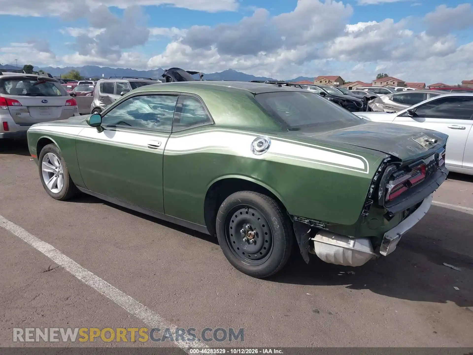 3 Photograph of a damaged car 2C3CDZAG1MH546992 DODGE CHALLENGER 2021