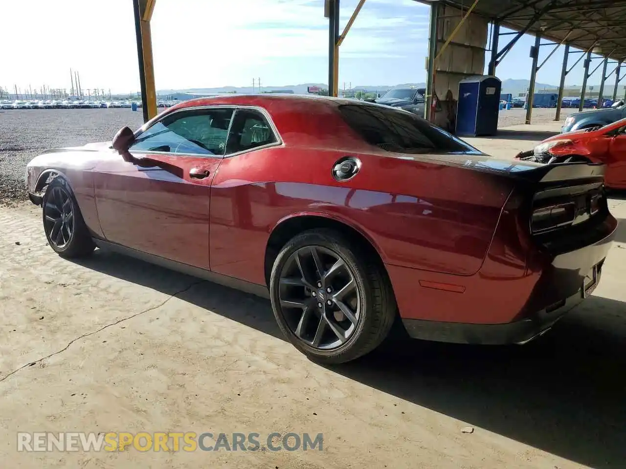 2 Photograph of a damaged car 2C3CDZAG1MH573304 DODGE CHALLENGER 2021