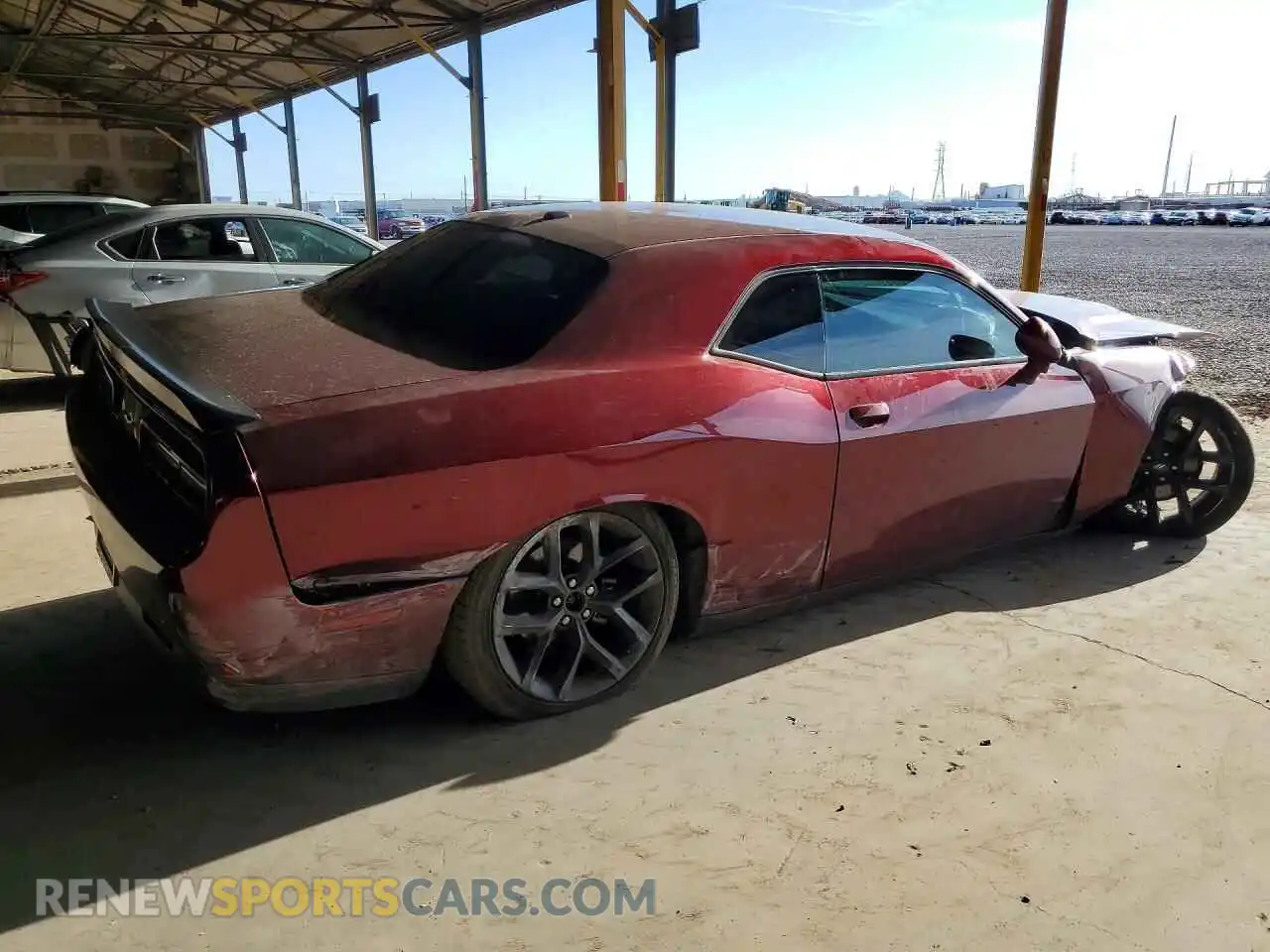 3 Photograph of a damaged car 2C3CDZAG1MH573304 DODGE CHALLENGER 2021