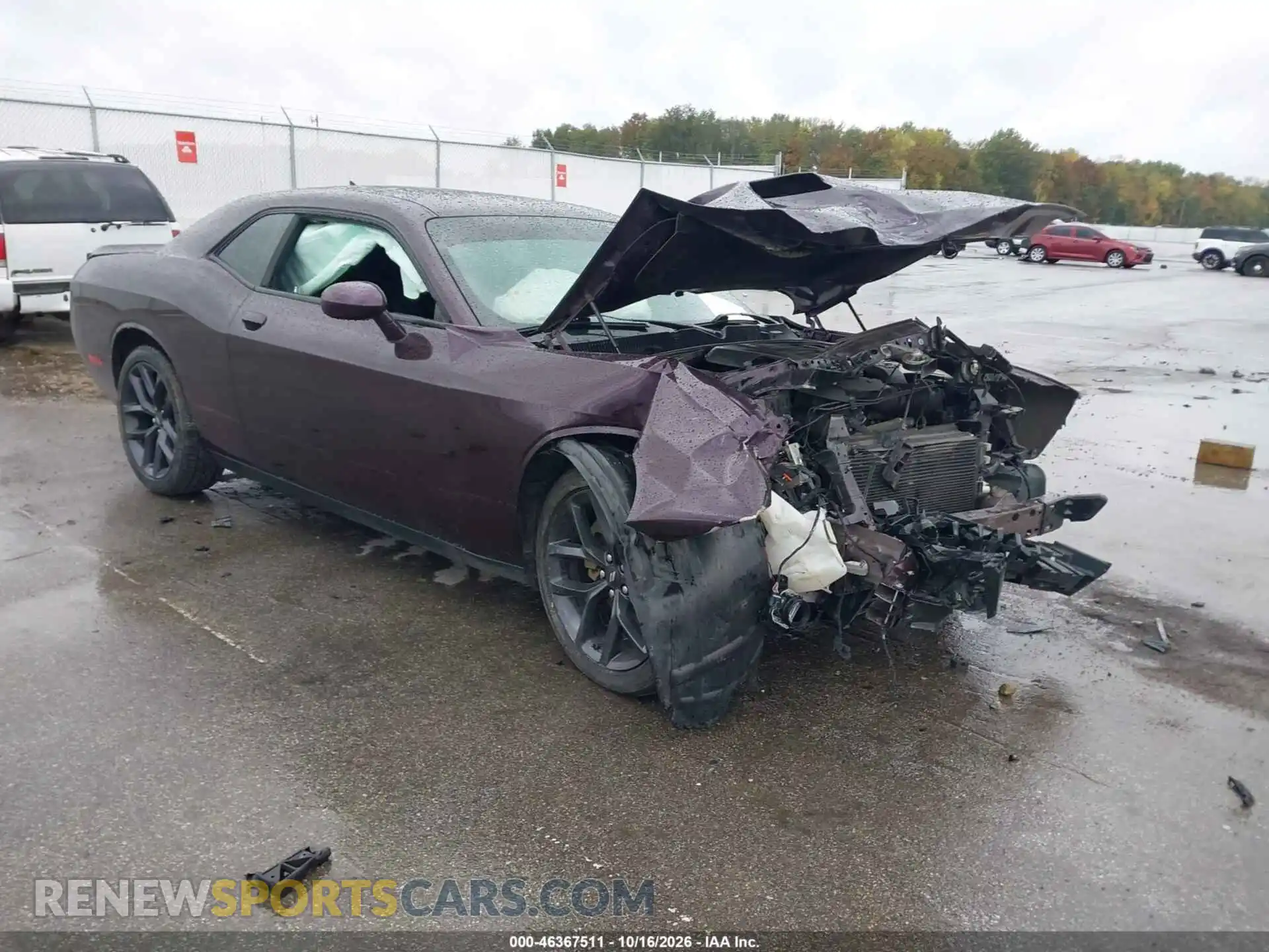 1 Photograph of a damaged car 2C3CDZAG1MH618578 DODGE CHALLENGER 2021