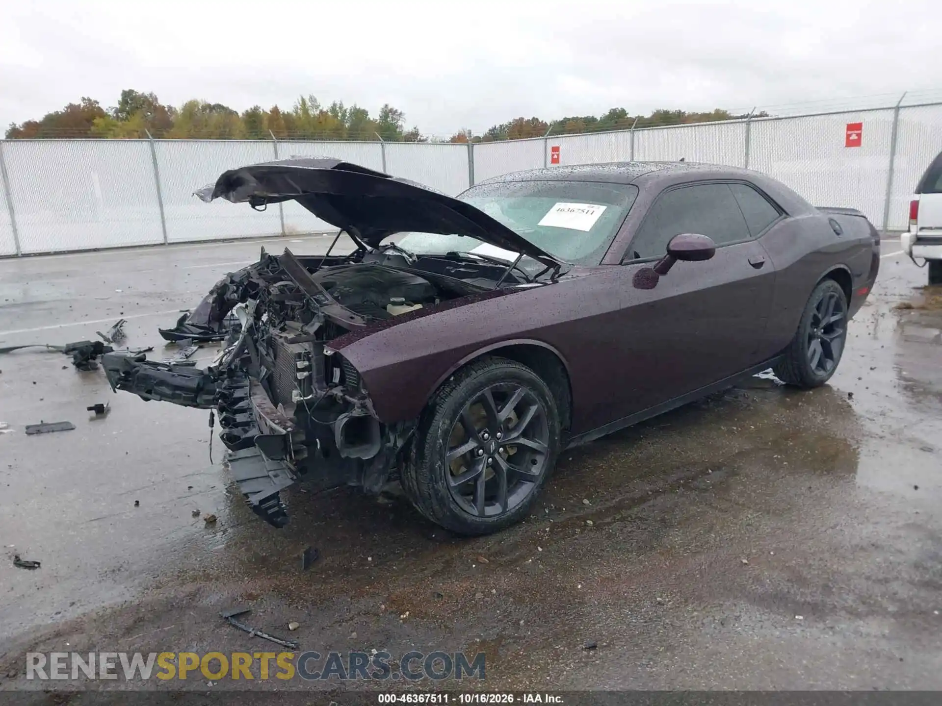 2 Photograph of a damaged car 2C3CDZAG1MH618578 DODGE CHALLENGER 2021
