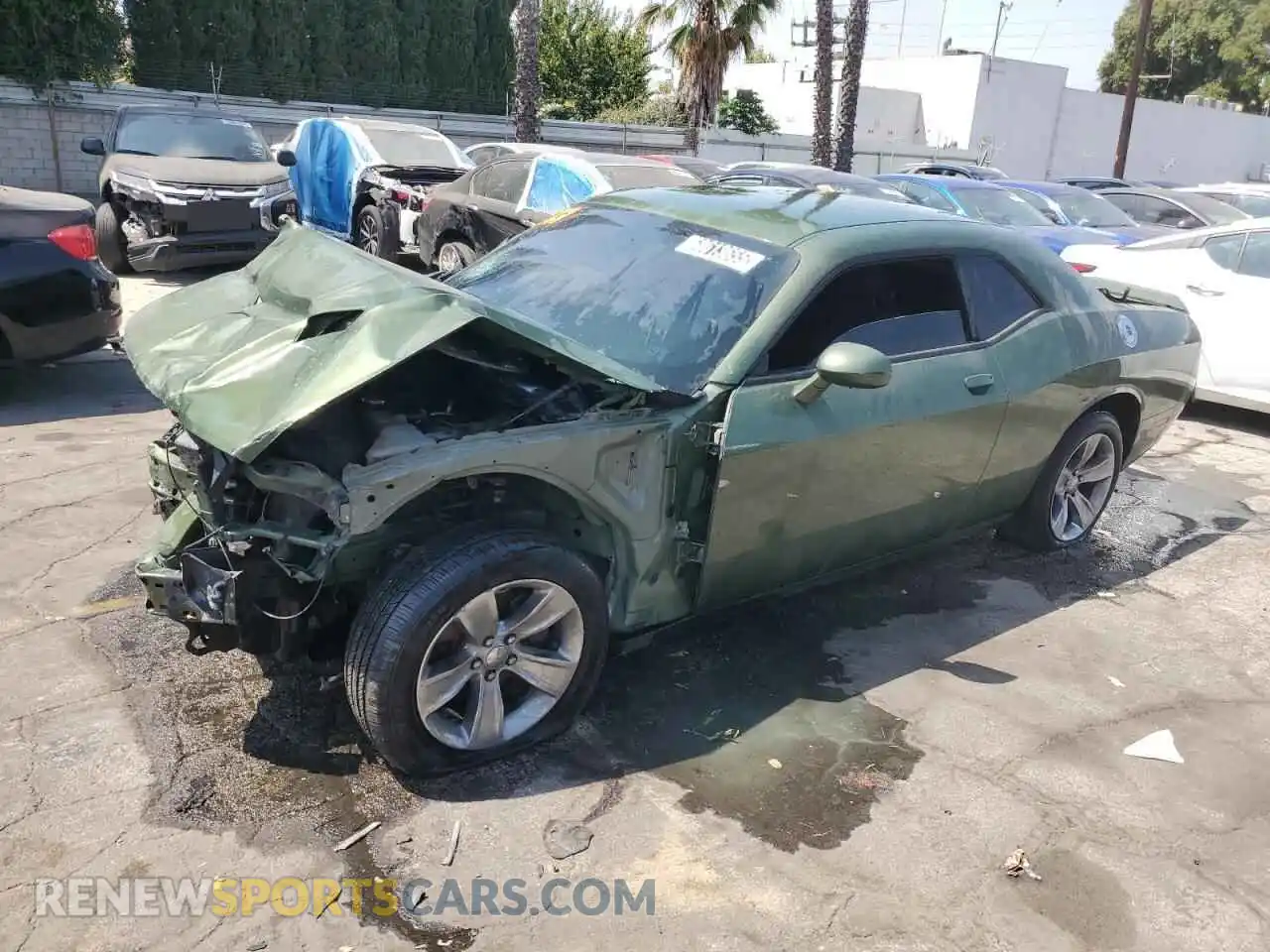 1 Photograph of a damaged car 2C3CDZAG2MH538738 DODGE CHALLENGER 2021