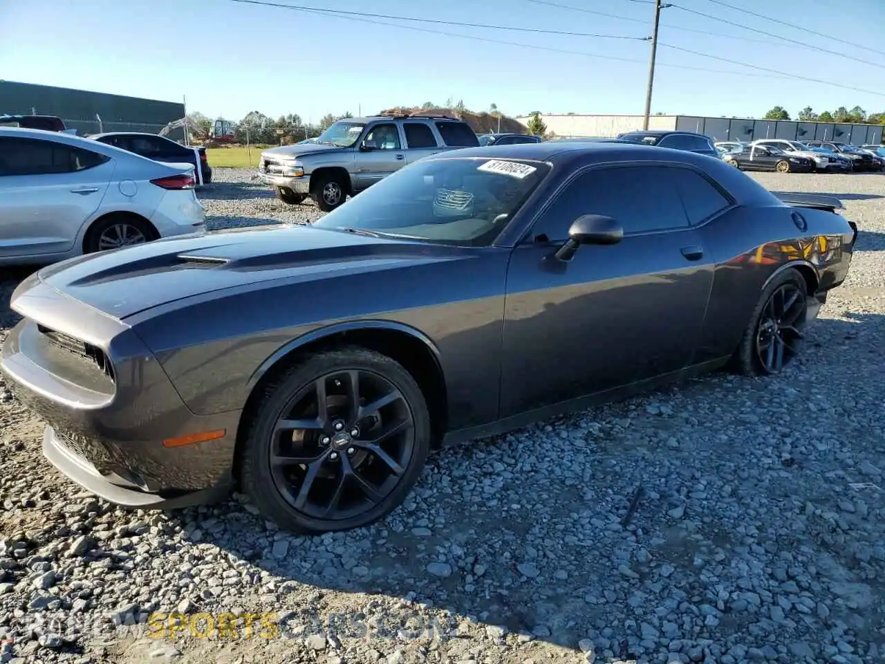1 Photograph of a damaged car 2C3CDZAG2MH573621 DODGE CHALLENGER 2021