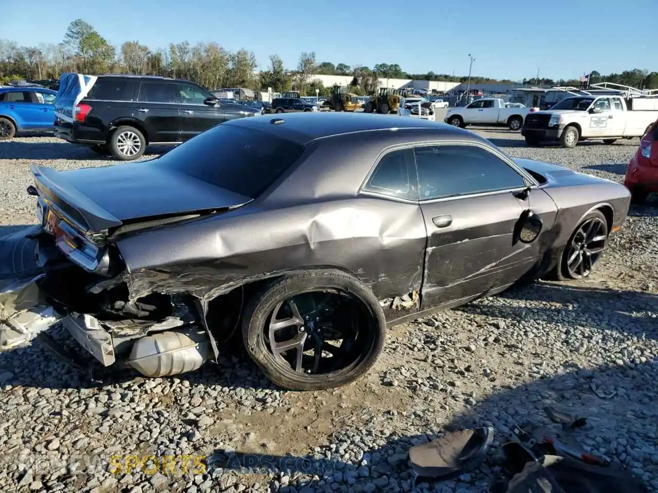 3 Photograph of a damaged car 2C3CDZAG2MH573621 DODGE CHALLENGER 2021