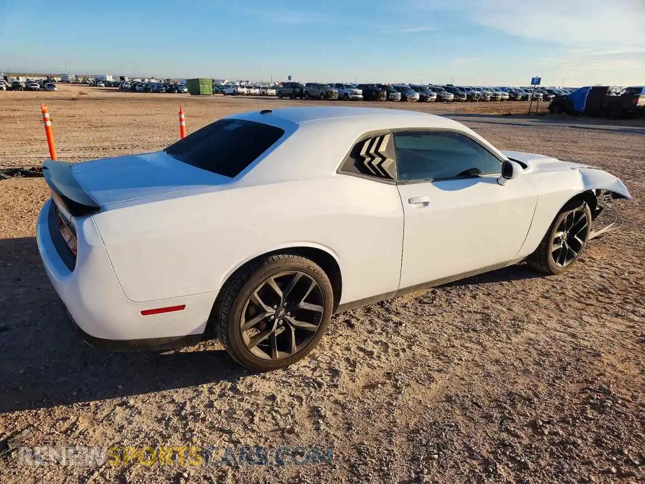 3 Photograph of a damaged car 2C3CDZAG2MH596493 DODGE CHALLENGER 2021