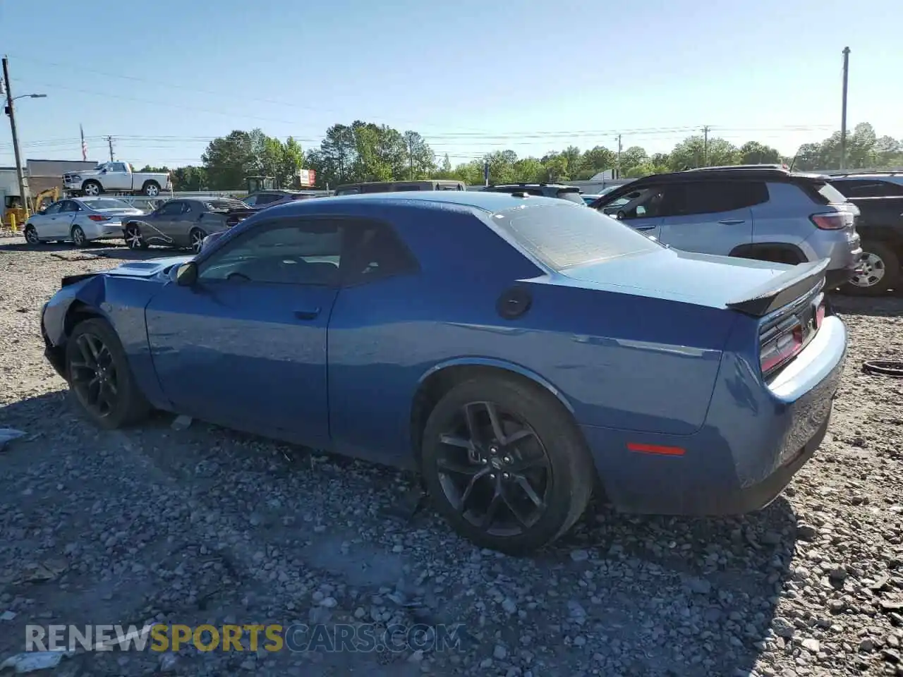 2 Photograph of a damaged car 2C3CDZAG2MH596803 DODGE CHALLENGER 2021