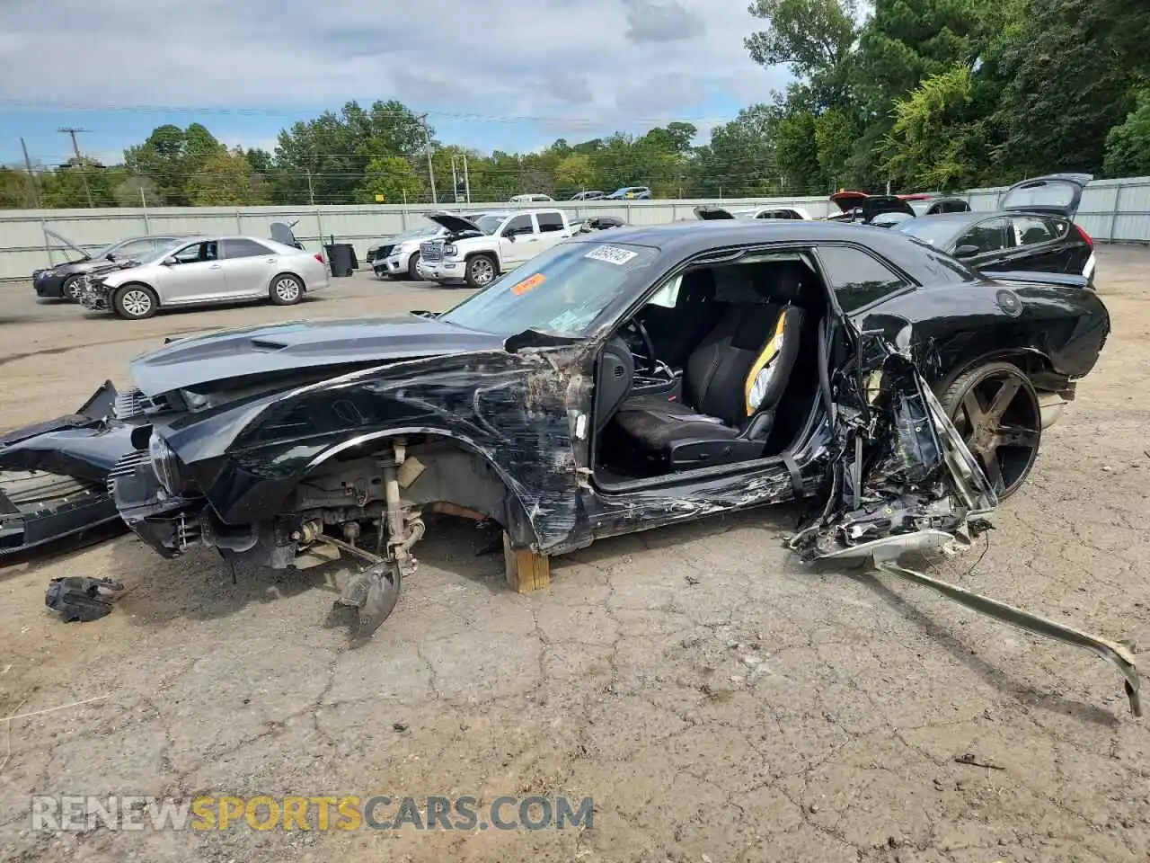 1 Photograph of a damaged car 2C3CDZAG3MH534584 DODGE CHALLENGER 2021