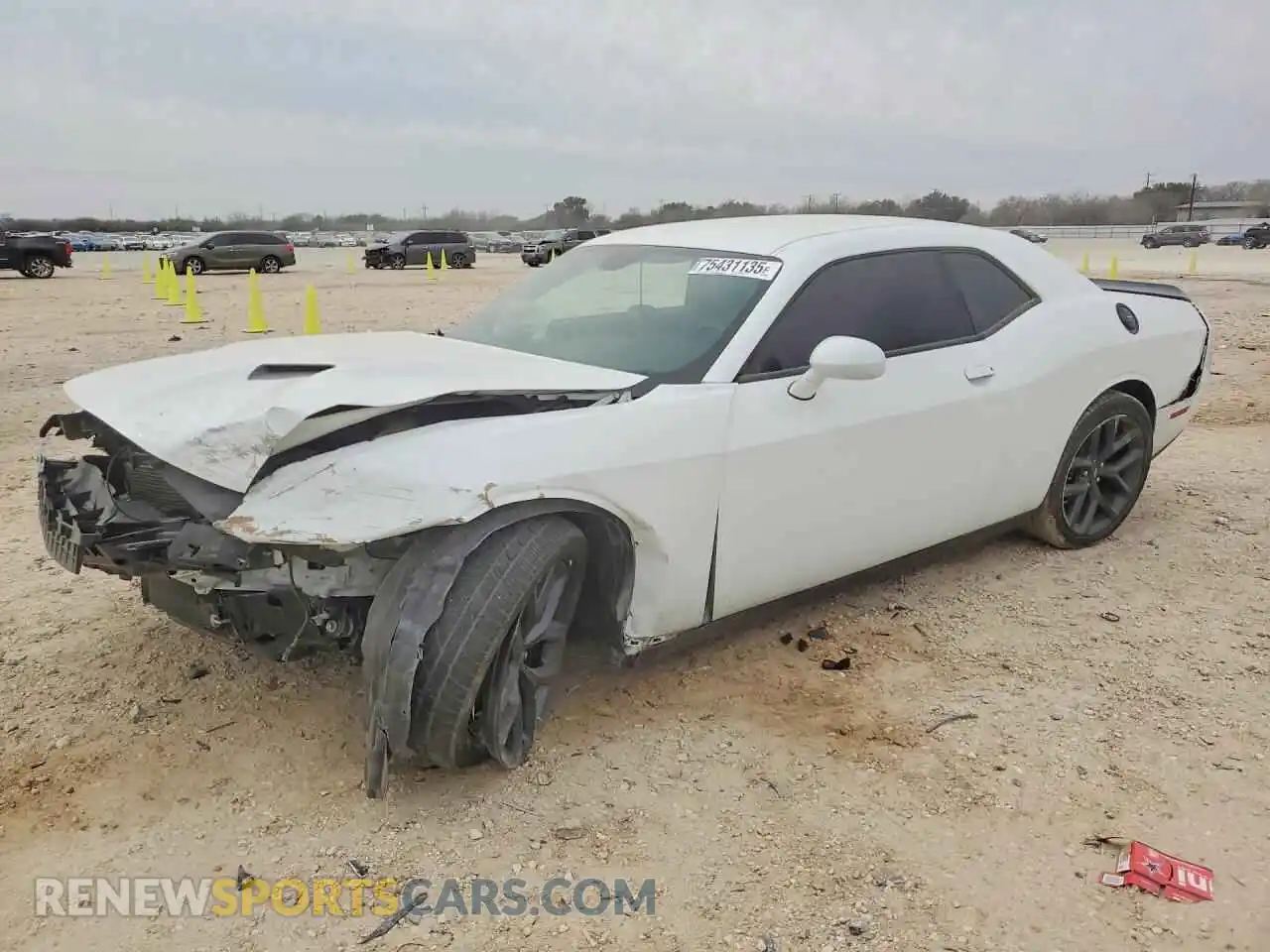1 Photograph of a damaged car 2C3CDZAG3MH567553 DODGE CHALLENGER 2021