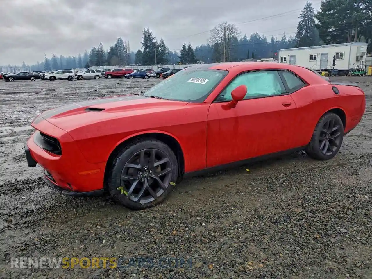 1 Photograph of a damaged car 2C3CDZAG3MH582411 DODGE CHALLENGER 2021