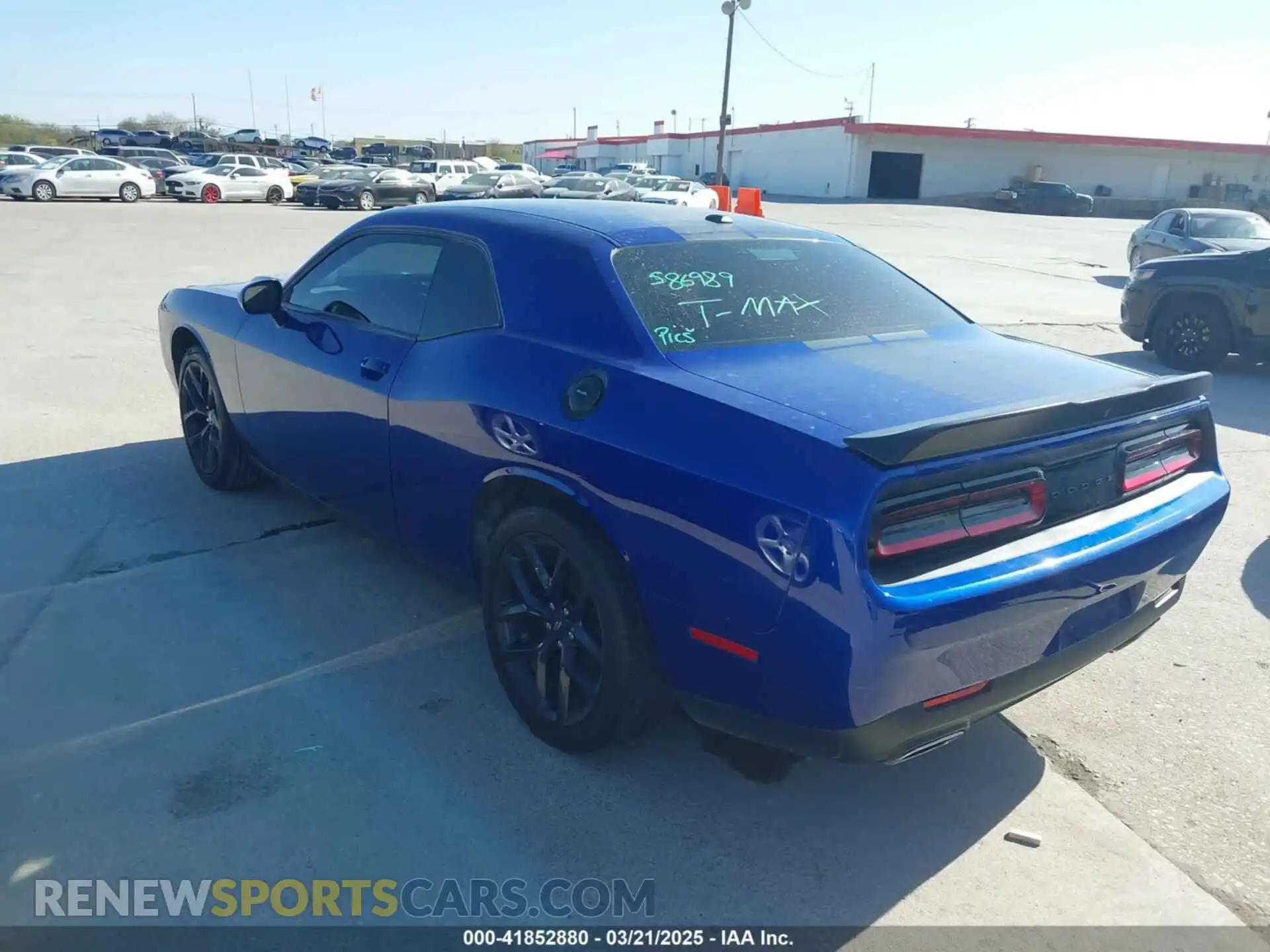 3 Photograph of a damaged car 2C3CDZAG3MH586989 DODGE CHALLENGER 2021