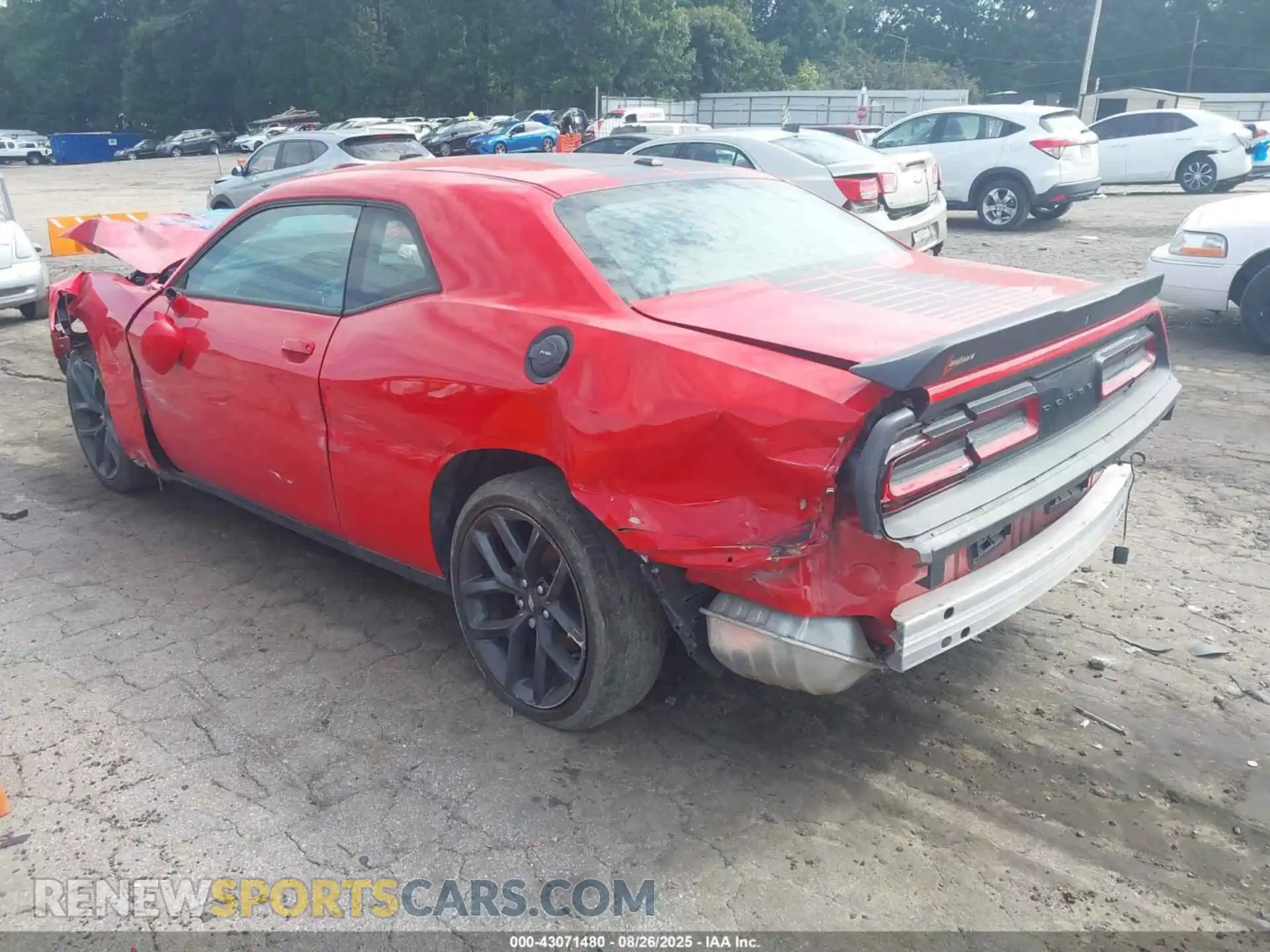 3 Photograph of a damaged car 2C3CDZAG3MH599614 DODGE CHALLENGER 2021