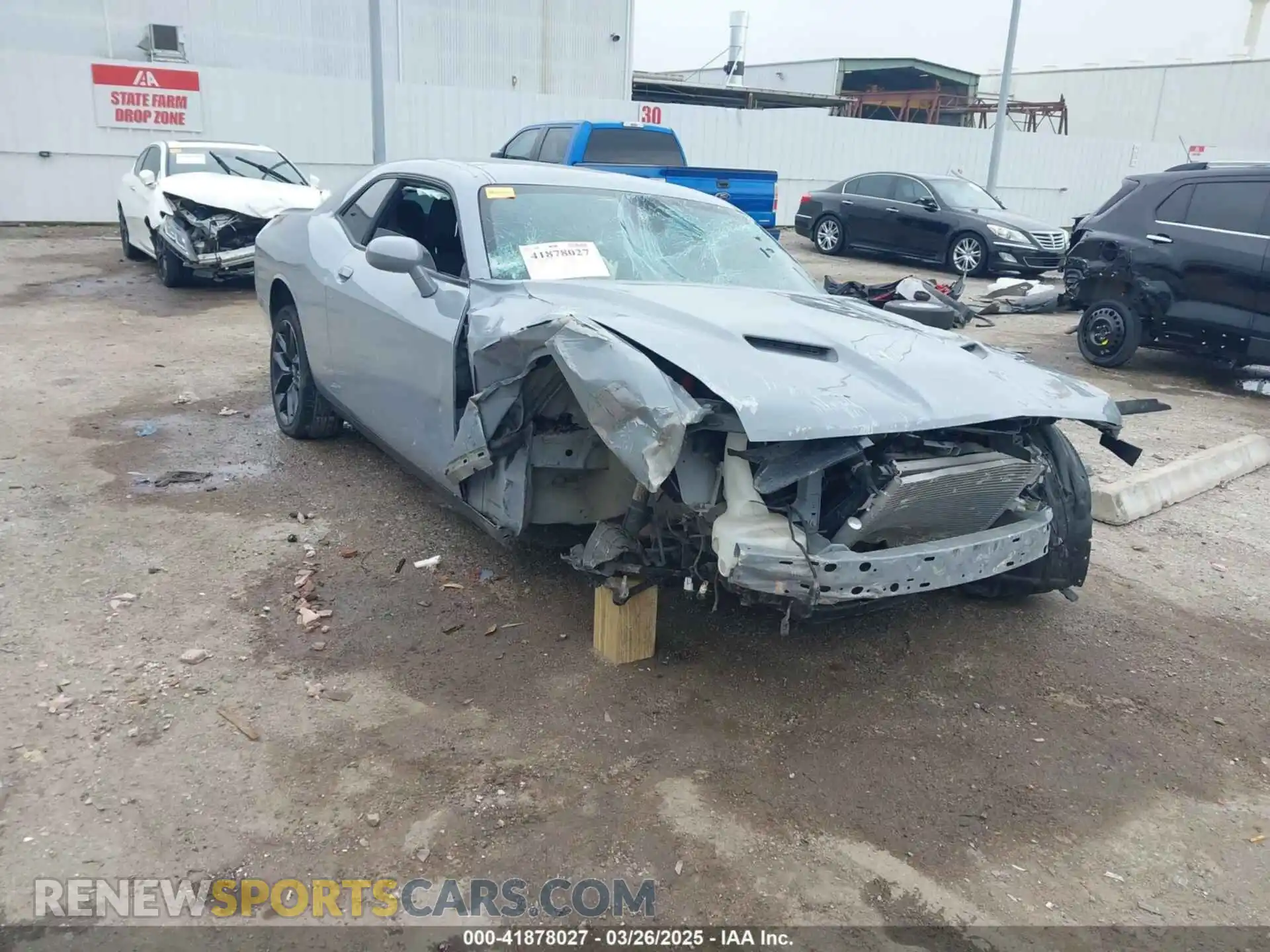 1 Photograph of a damaged car 2C3CDZAG3MH621014 DODGE CHALLENGER 2021