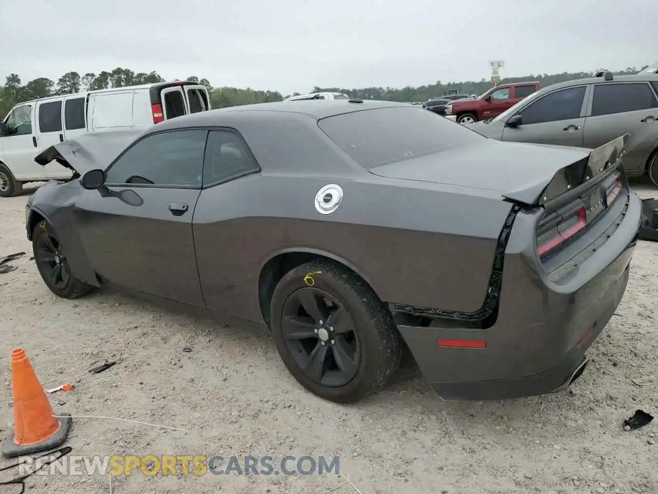 2 Photograph of a damaged car 2C3CDZAG4MH542614 DODGE CHALLENGER 2021