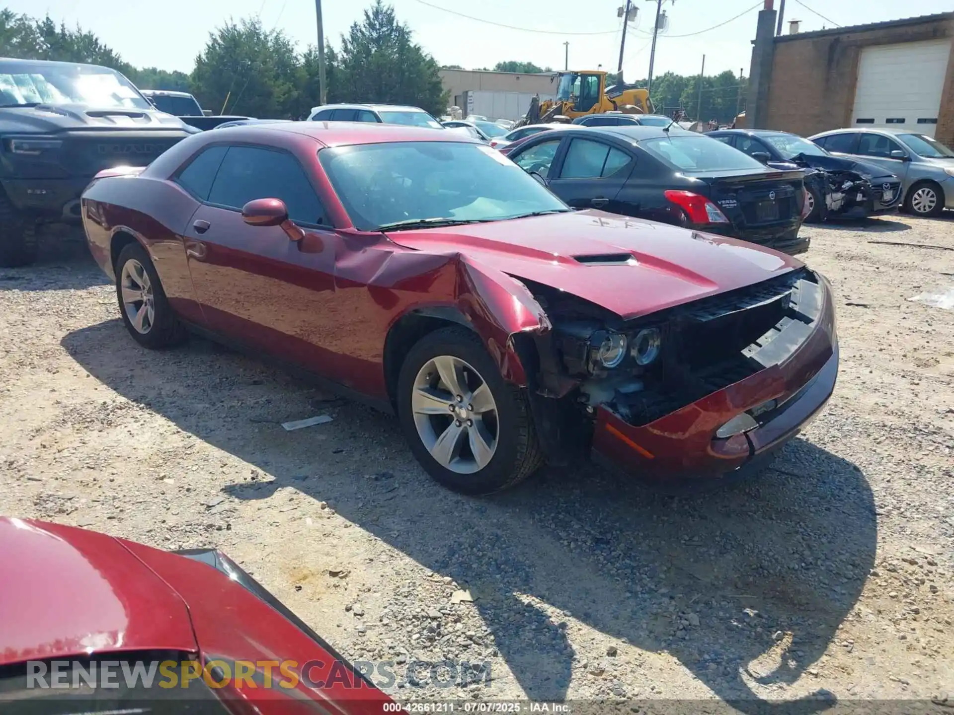 1 Photograph of a damaged car 2C3CDZAG4MH597550 DODGE CHALLENGER 2021