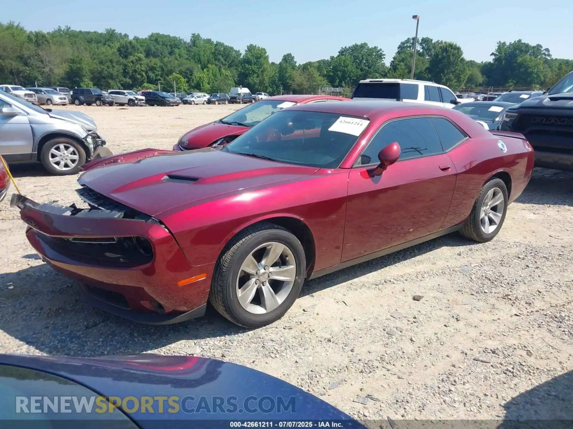 2 Photograph of a damaged car 2C3CDZAG4MH597550 DODGE CHALLENGER 2021