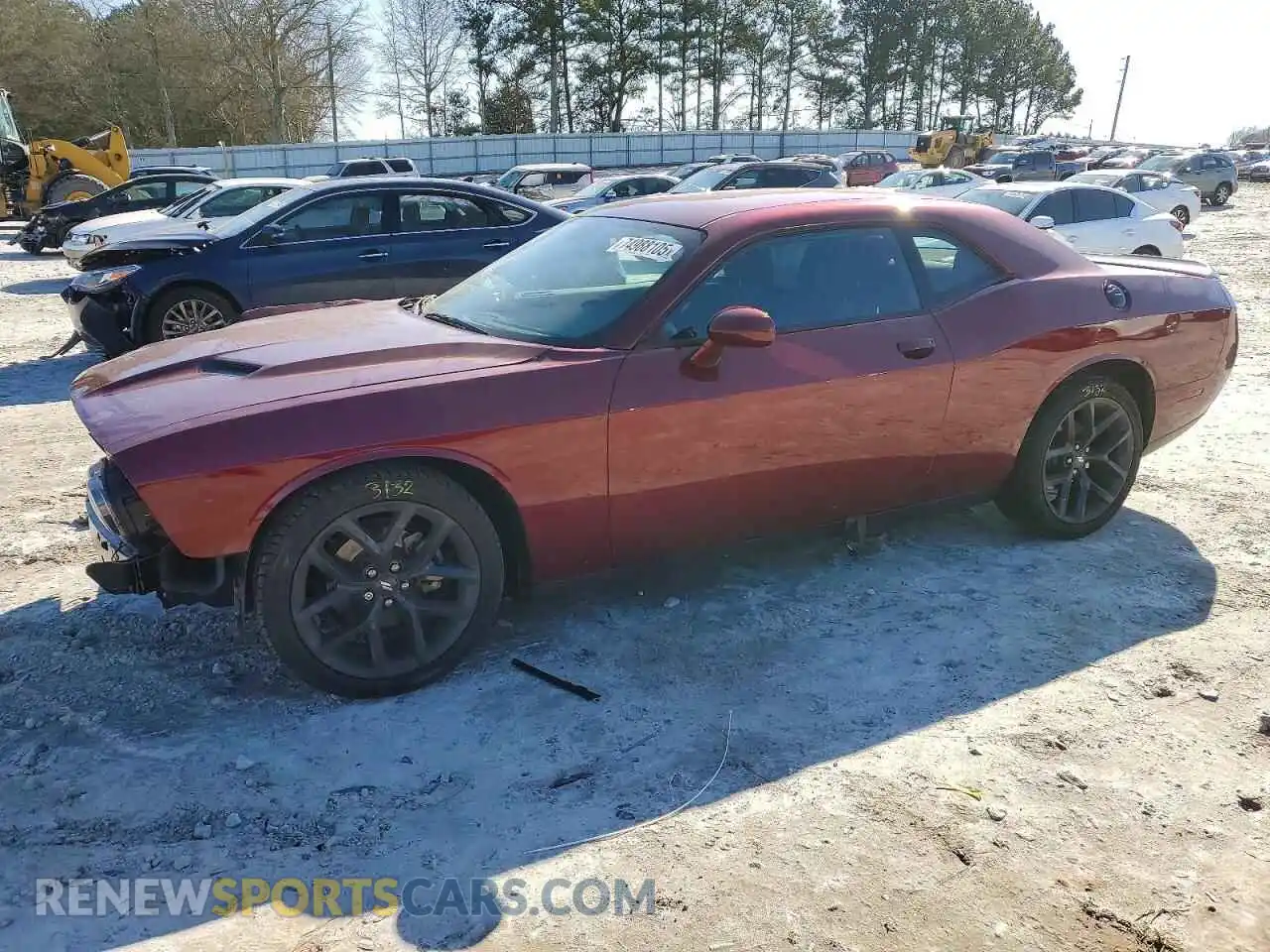 1 Photograph of a damaged car 2C3CDZAG5MH563973 DODGE CHALLENGER 2021