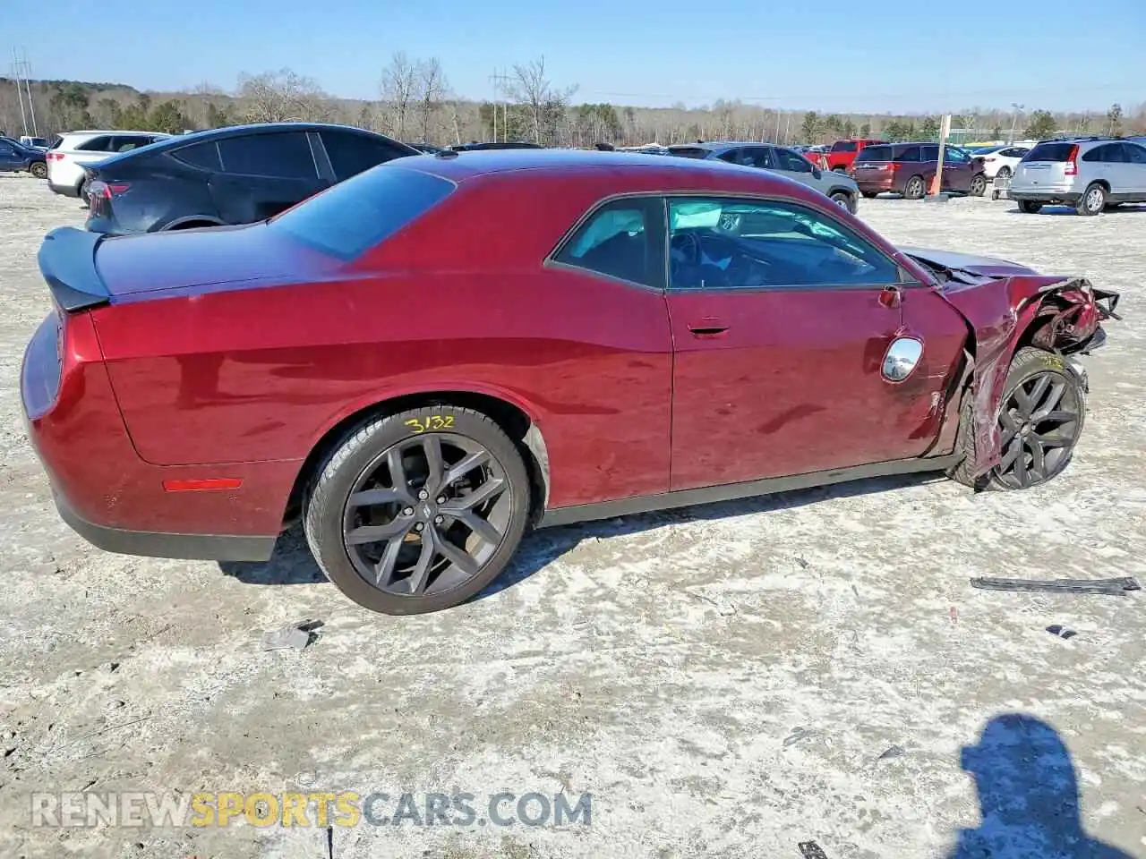 3 Photograph of a damaged car 2C3CDZAG5MH563973 DODGE CHALLENGER 2021