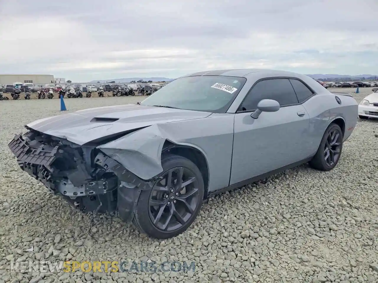 1 Photograph of a damaged car 2C3CDZAG5MH599811 DODGE CHALLENGER 2021