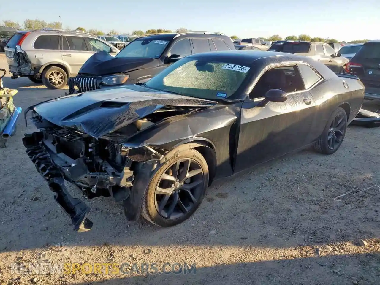 1 Photograph of a damaged car 2C3CDZAG5MH600200 DODGE CHALLENGER 2021