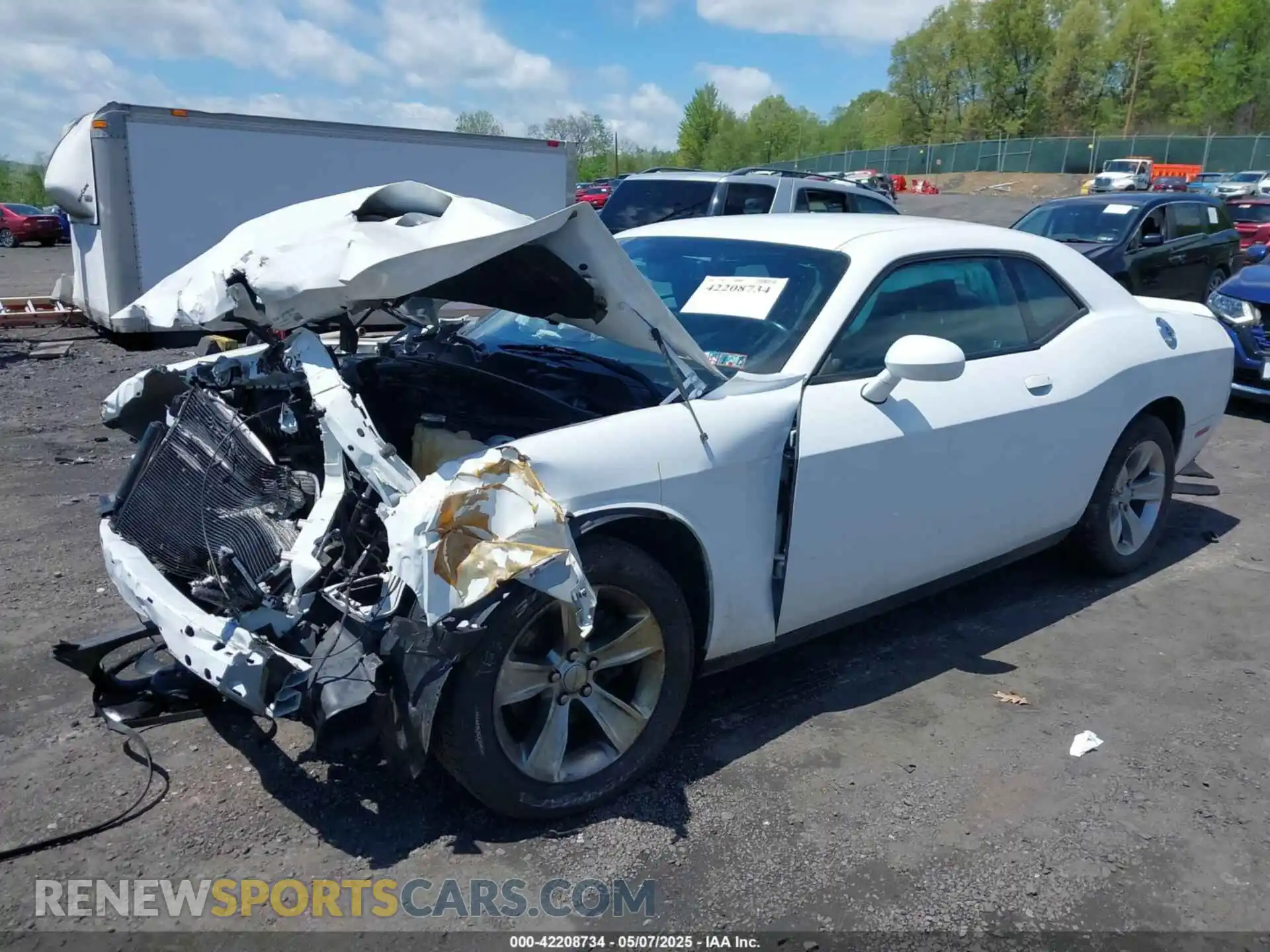 2 Photograph of a damaged car 2C3CDZAG6MH547135 DODGE CHALLENGER 2021