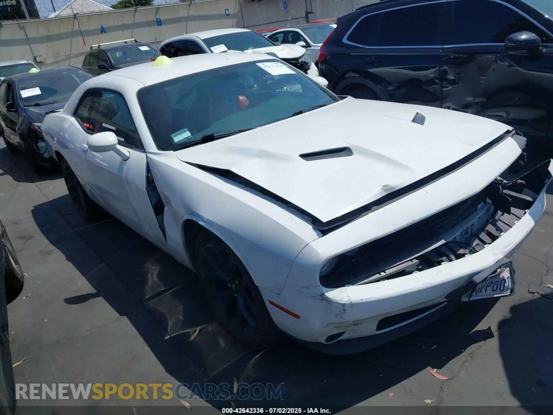 1 Photograph of a damaged car 2C3CDZAG6MH590910 DODGE CHALLENGER 2021