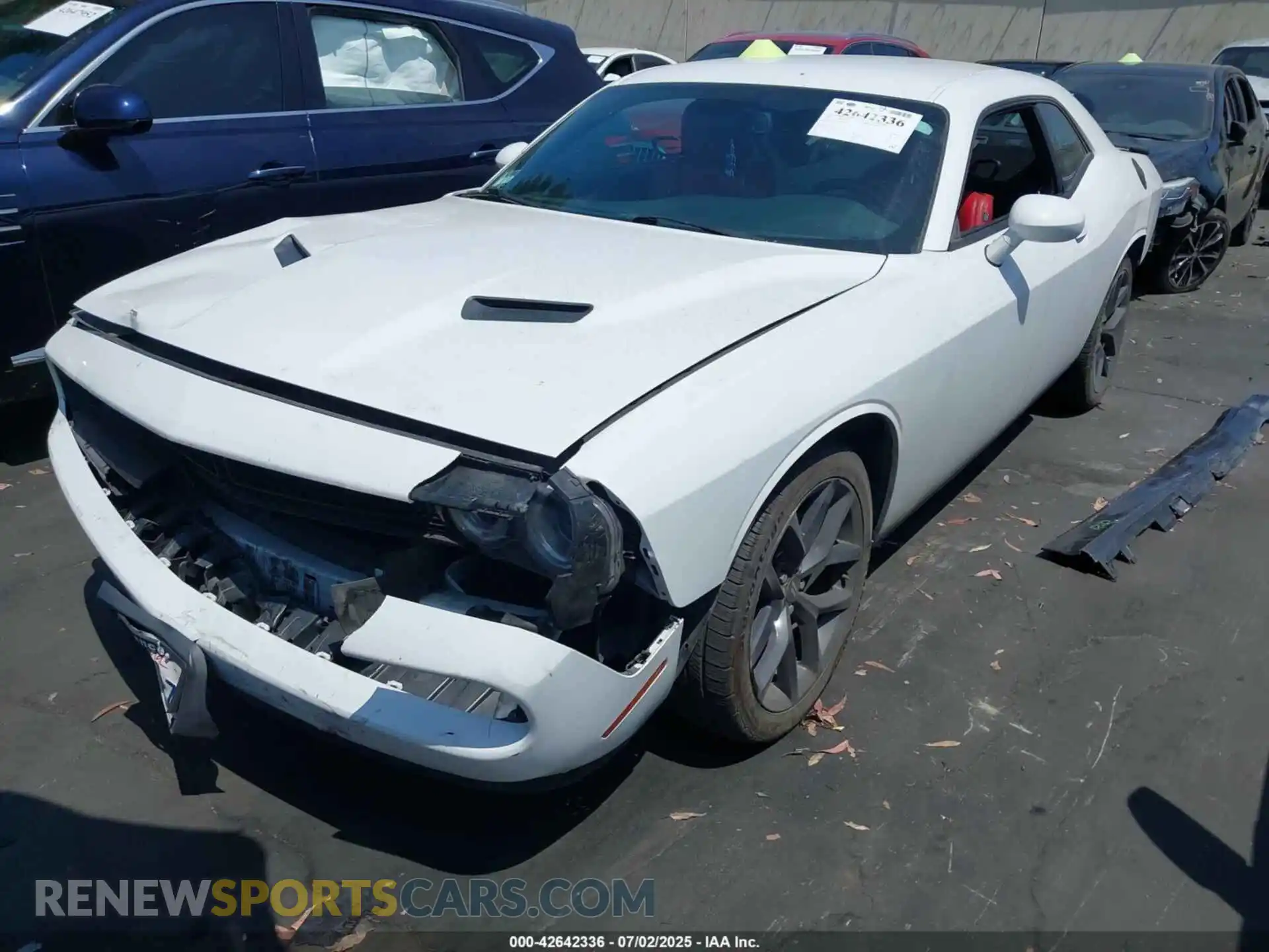 2 Photograph of a damaged car 2C3CDZAG6MH590910 DODGE CHALLENGER 2021