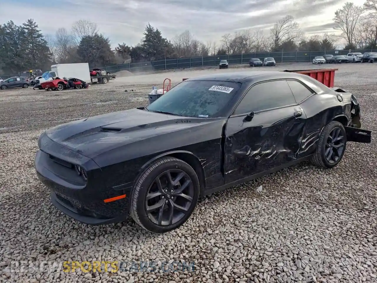 1 Photograph of a damaged car 2C3CDZAG6MH637899 DODGE CHALLENGER 2021