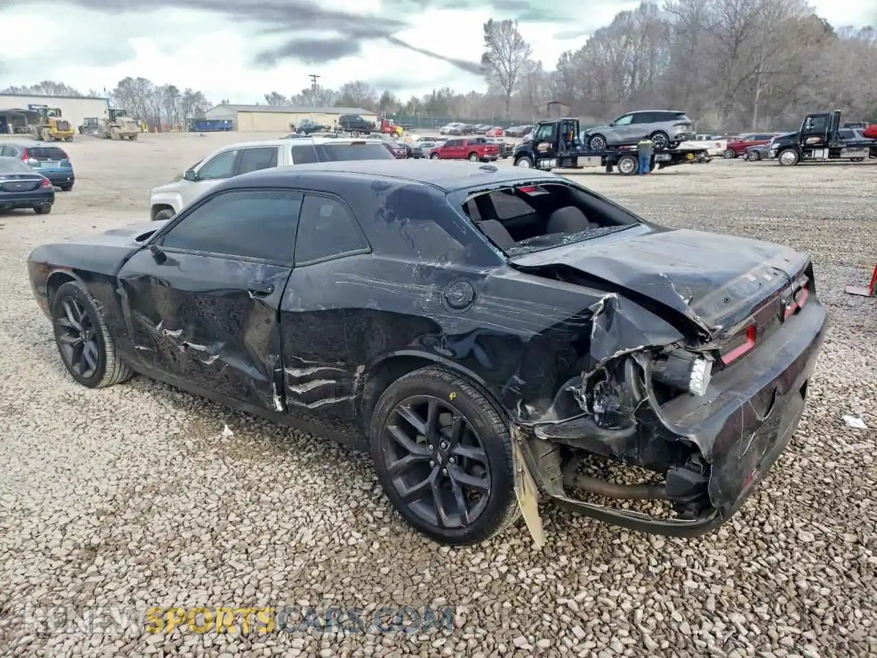 2 Photograph of a damaged car 2C3CDZAG6MH637899 DODGE CHALLENGER 2021