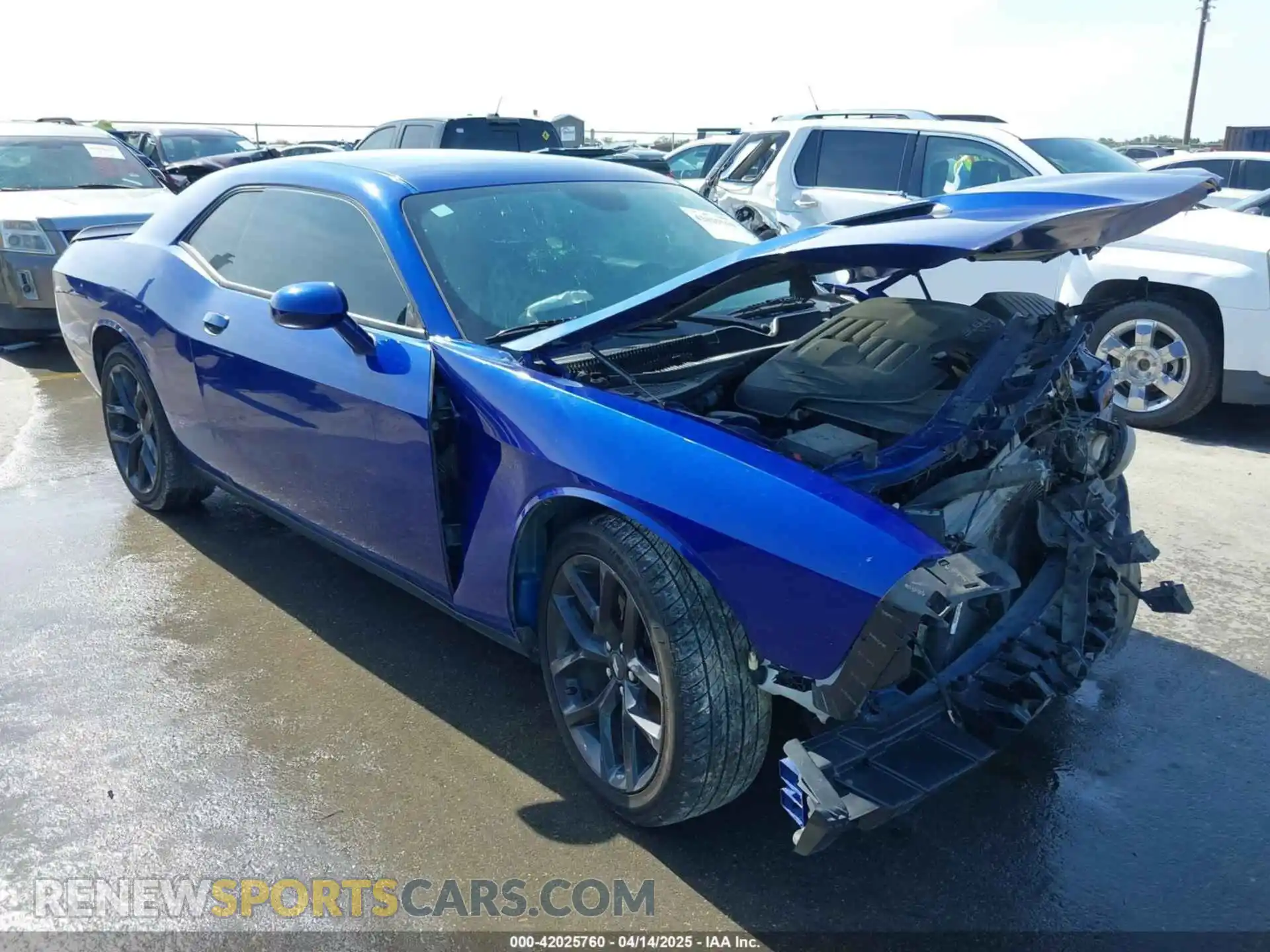 1 Photograph of a damaged car 2C3CDZAG7MH577261 DODGE CHALLENGER 2021