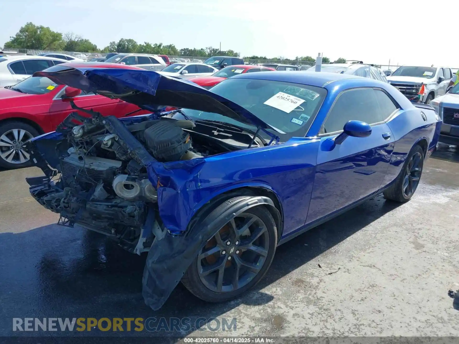 2 Photograph of a damaged car 2C3CDZAG7MH577261 DODGE CHALLENGER 2021