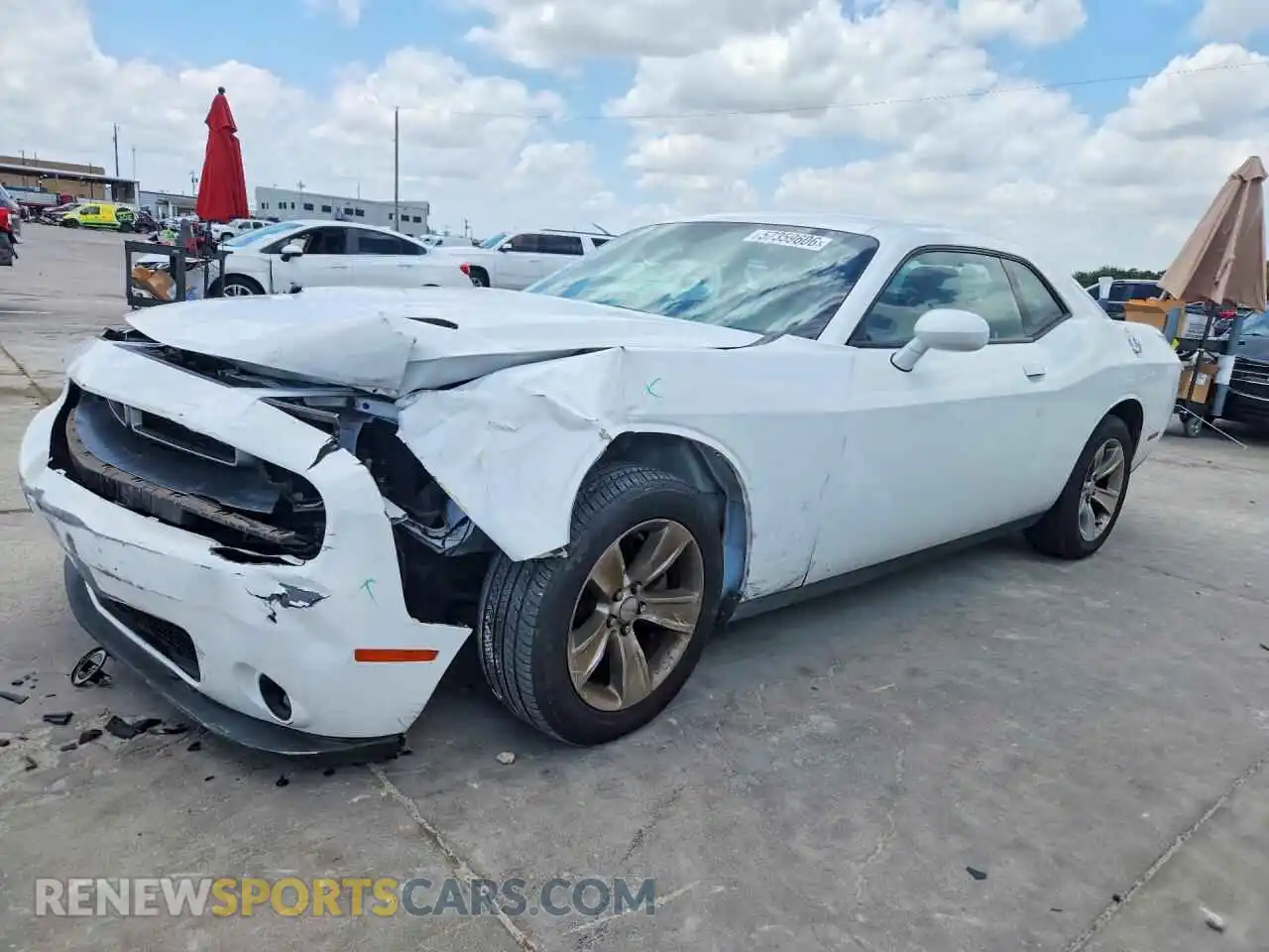 1 Photograph of a damaged car 2C3CDZAG7MH626958 DODGE CHALLENGER 2021