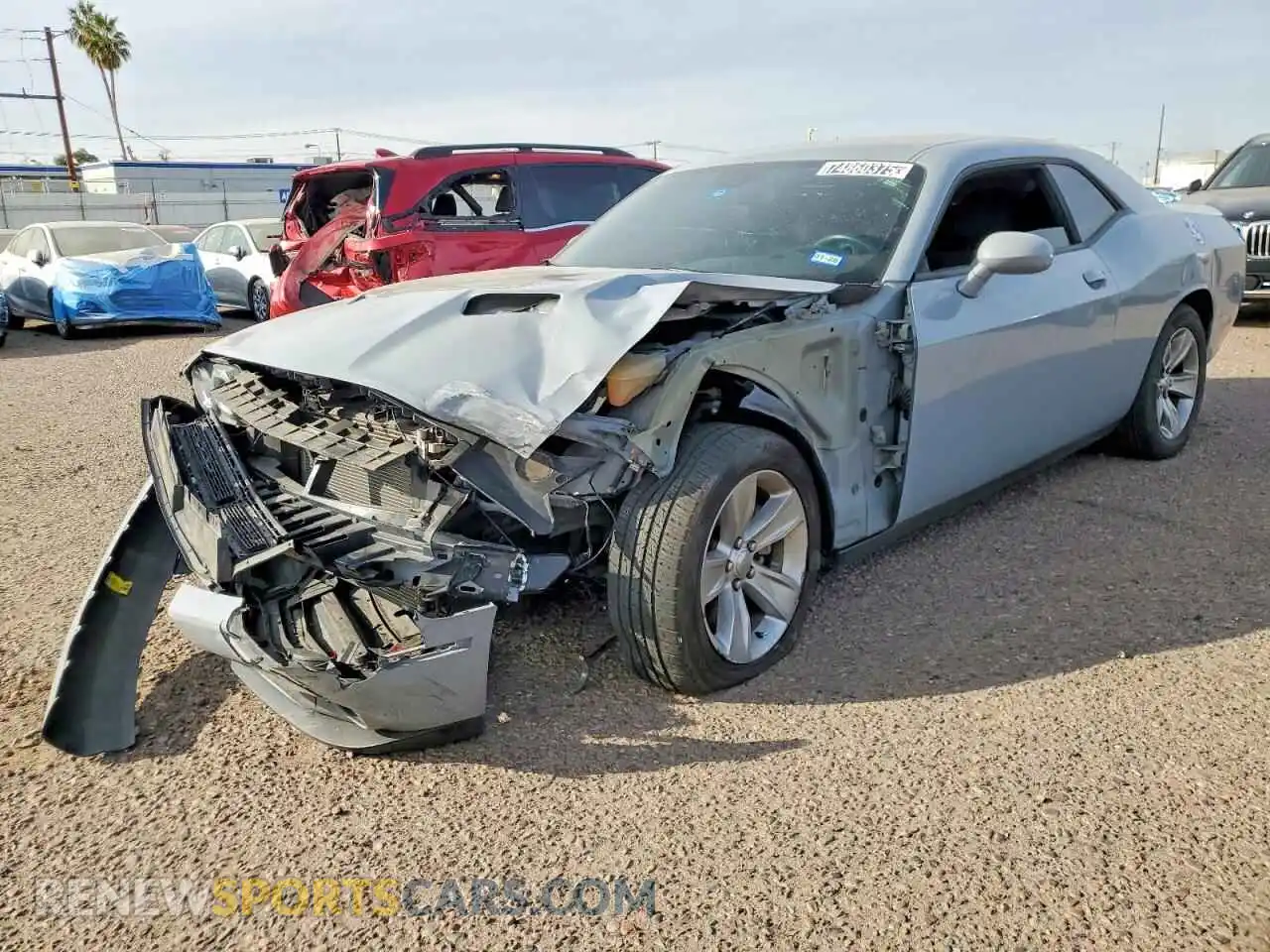 1 Photograph of a damaged car 2C3CDZAG7MH627303 DODGE CHALLENGER 2021