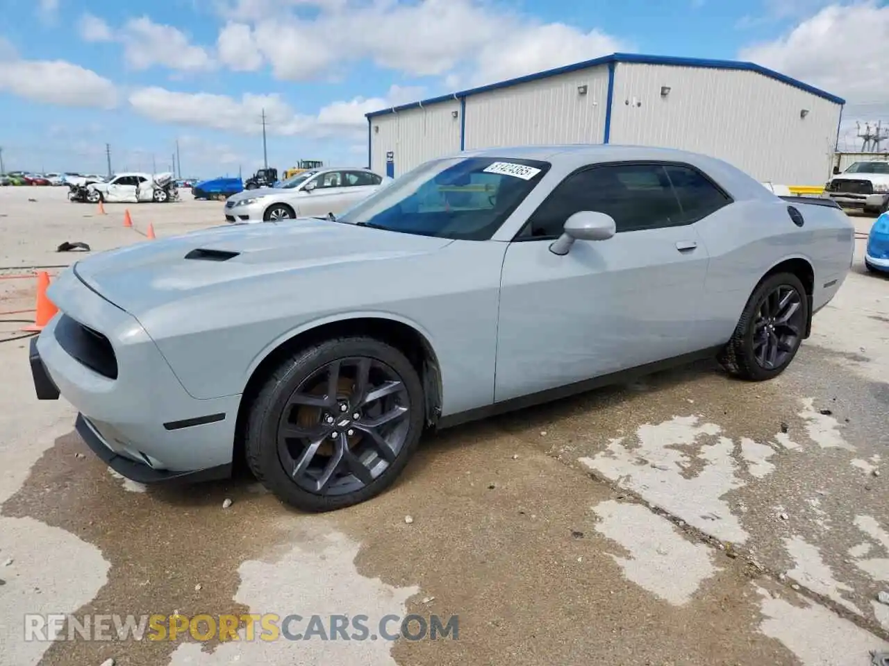 1 Photograph of a damaged car 2C3CDZAG8MH543202 DODGE CHALLENGER 2021