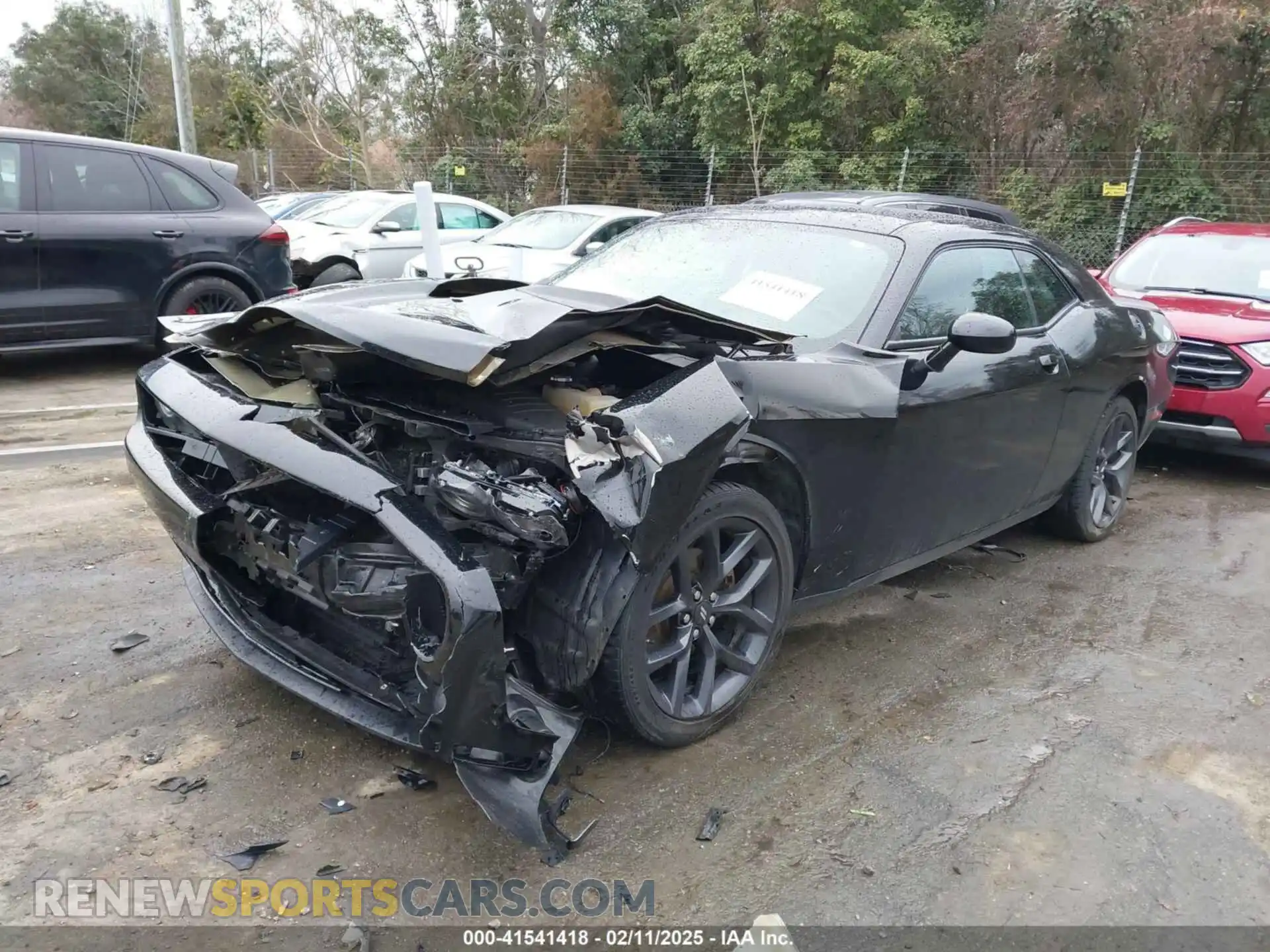 2 Photograph of a damaged car 2C3CDZAG8MH586826 DODGE CHALLENGER 2021