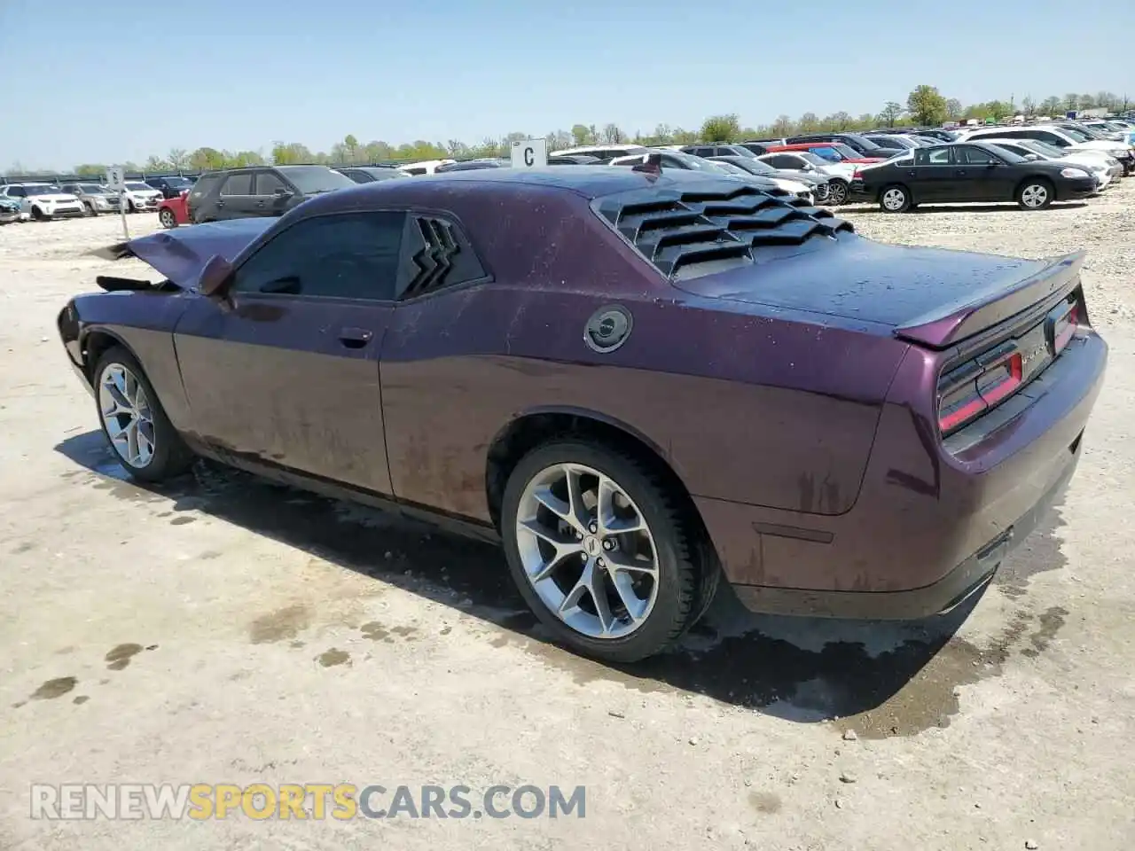 2 Photograph of a damaged car 2C3CDZAG8MH610588 DODGE CHALLENGER 2021